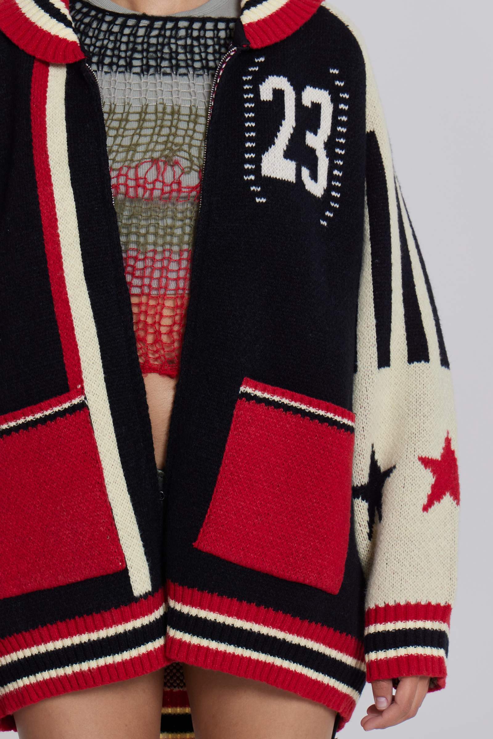 Team 23 Knitted Zip Through