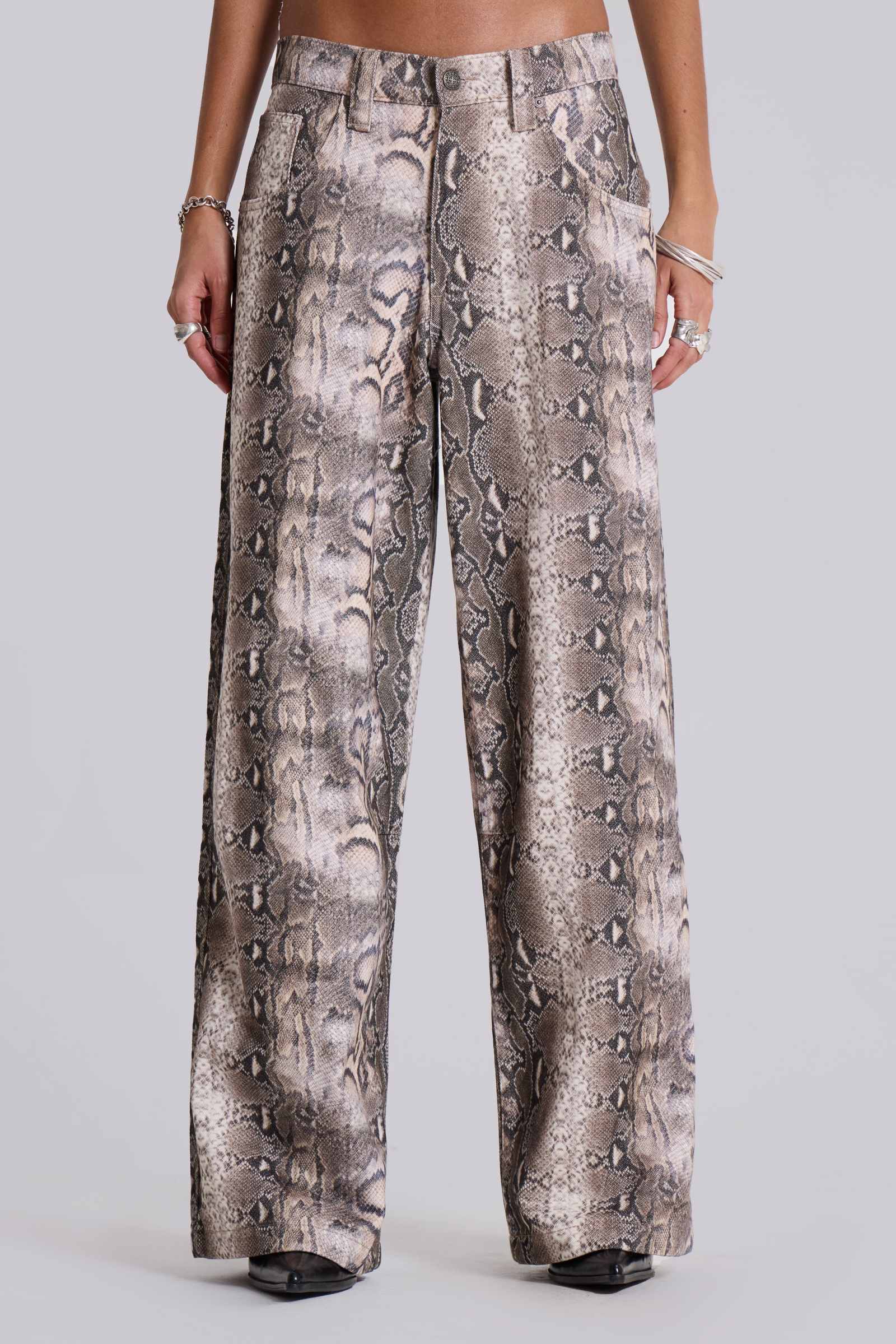 Boa Snake Print Colossus Jeans
