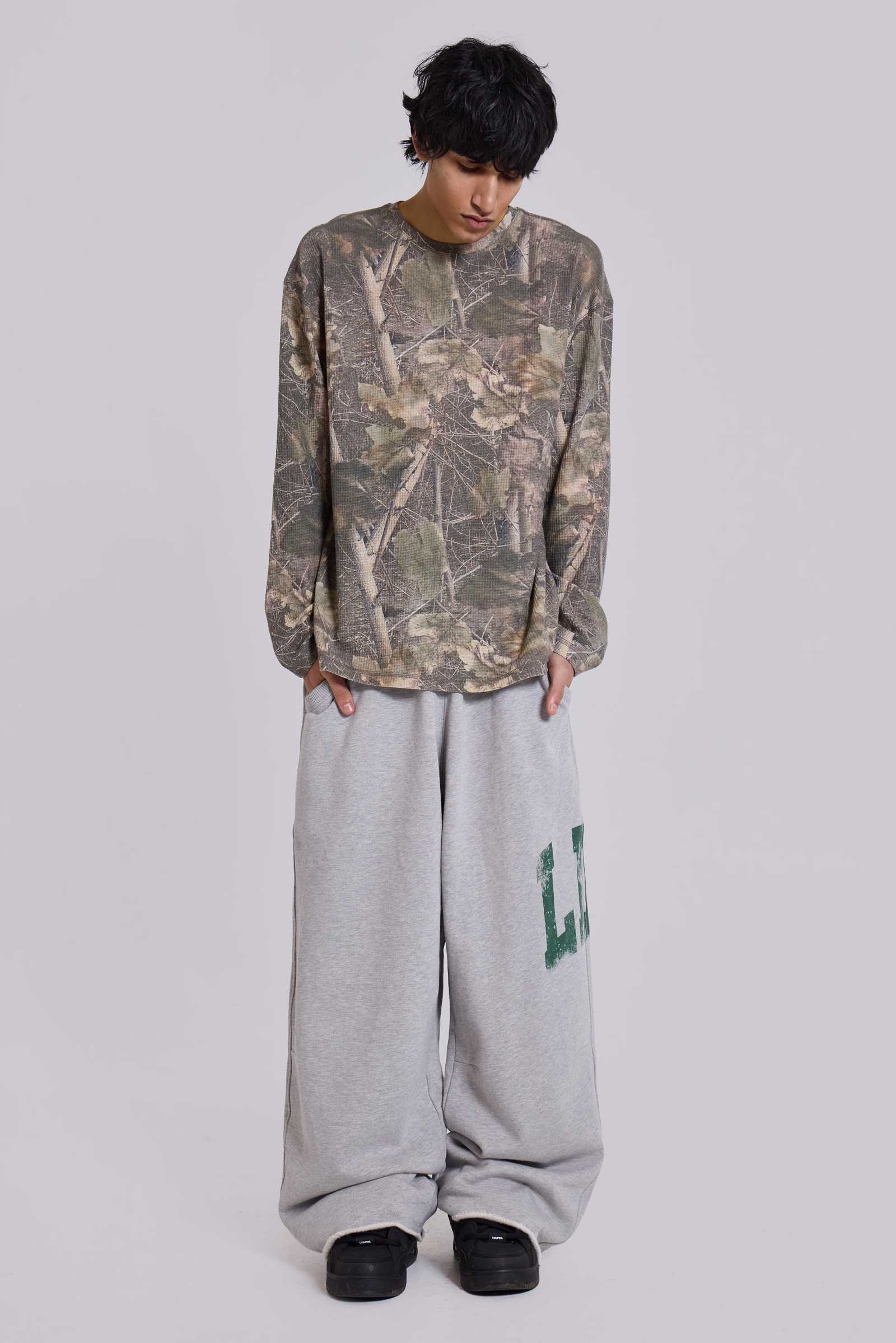 LDN Print Grey Marl Monster Joggers