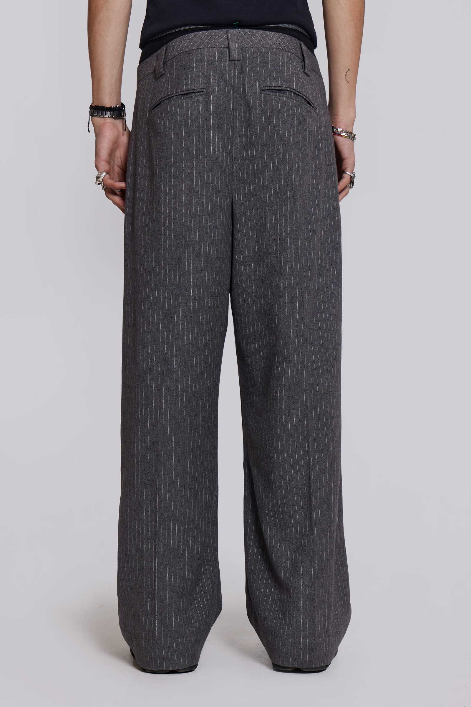 【ギフト】 Pinstripe Grey Light Goliath Shop Suit London Jaded | Pants パンツ