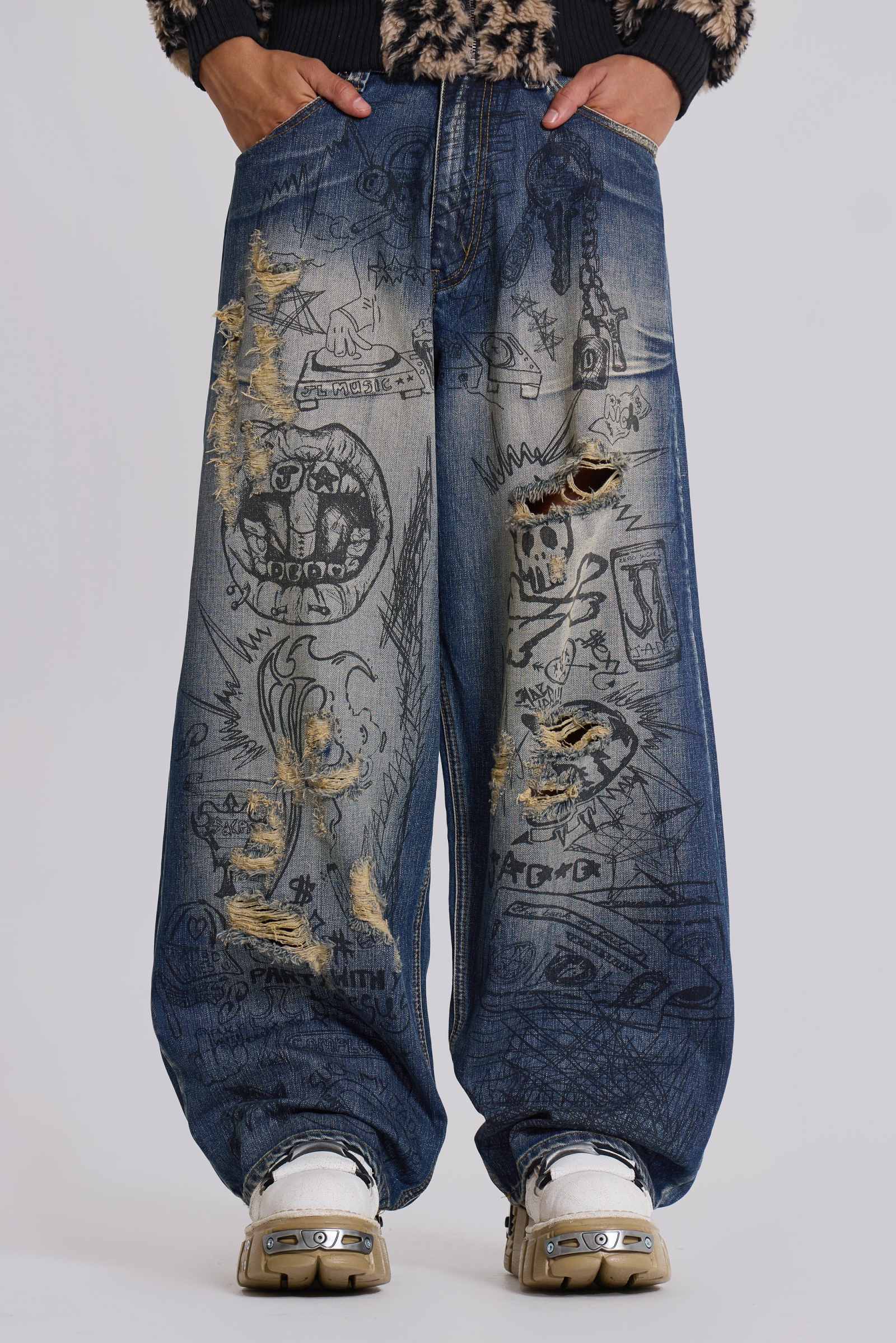 Graffiti XL Colossus Washed Jeans