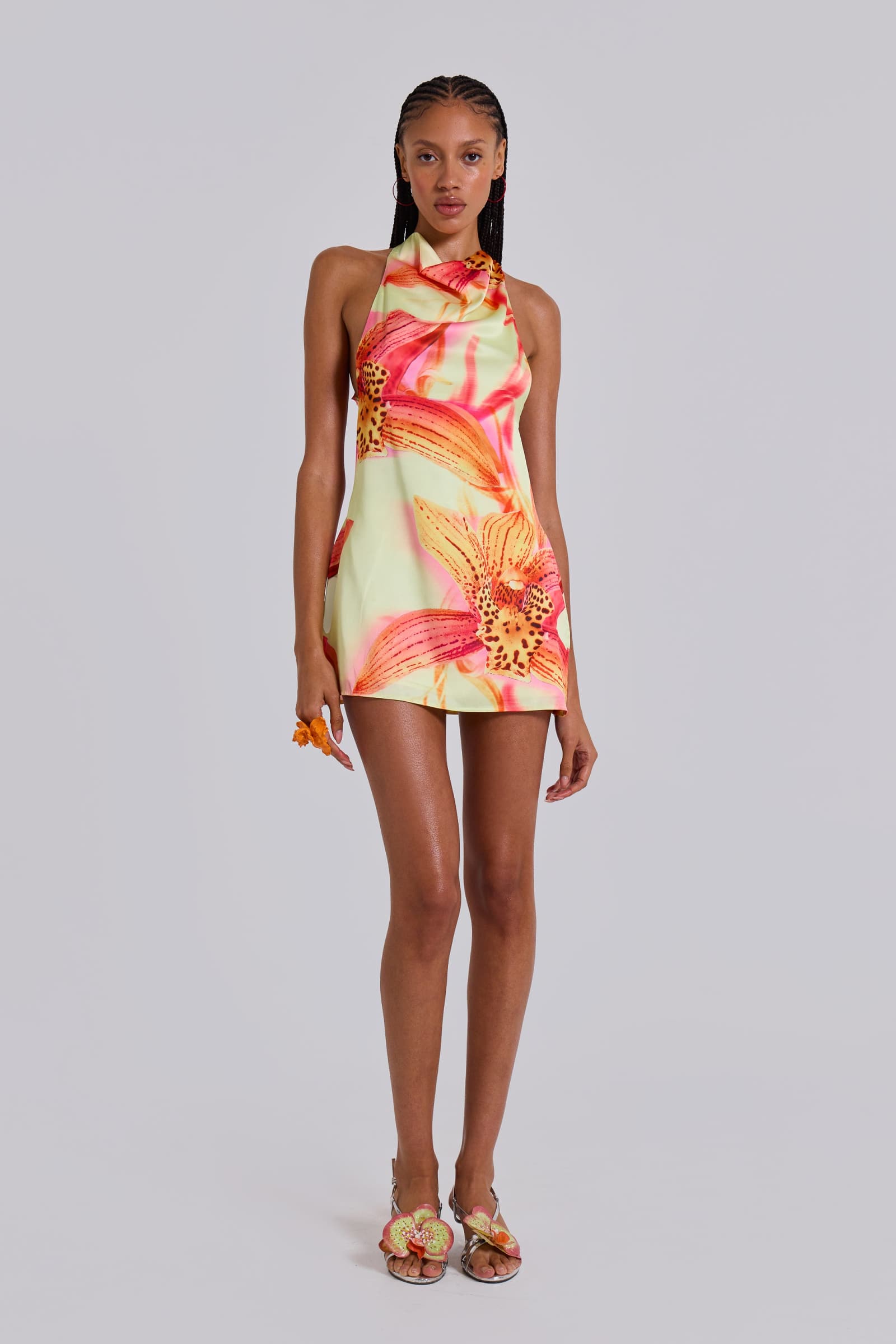 Lucia Backless Mini Dress With Flower Detail | Jaded London | Lucia Lucia Backless Mini Dress With Flower Detail | Jaded London | Lucia