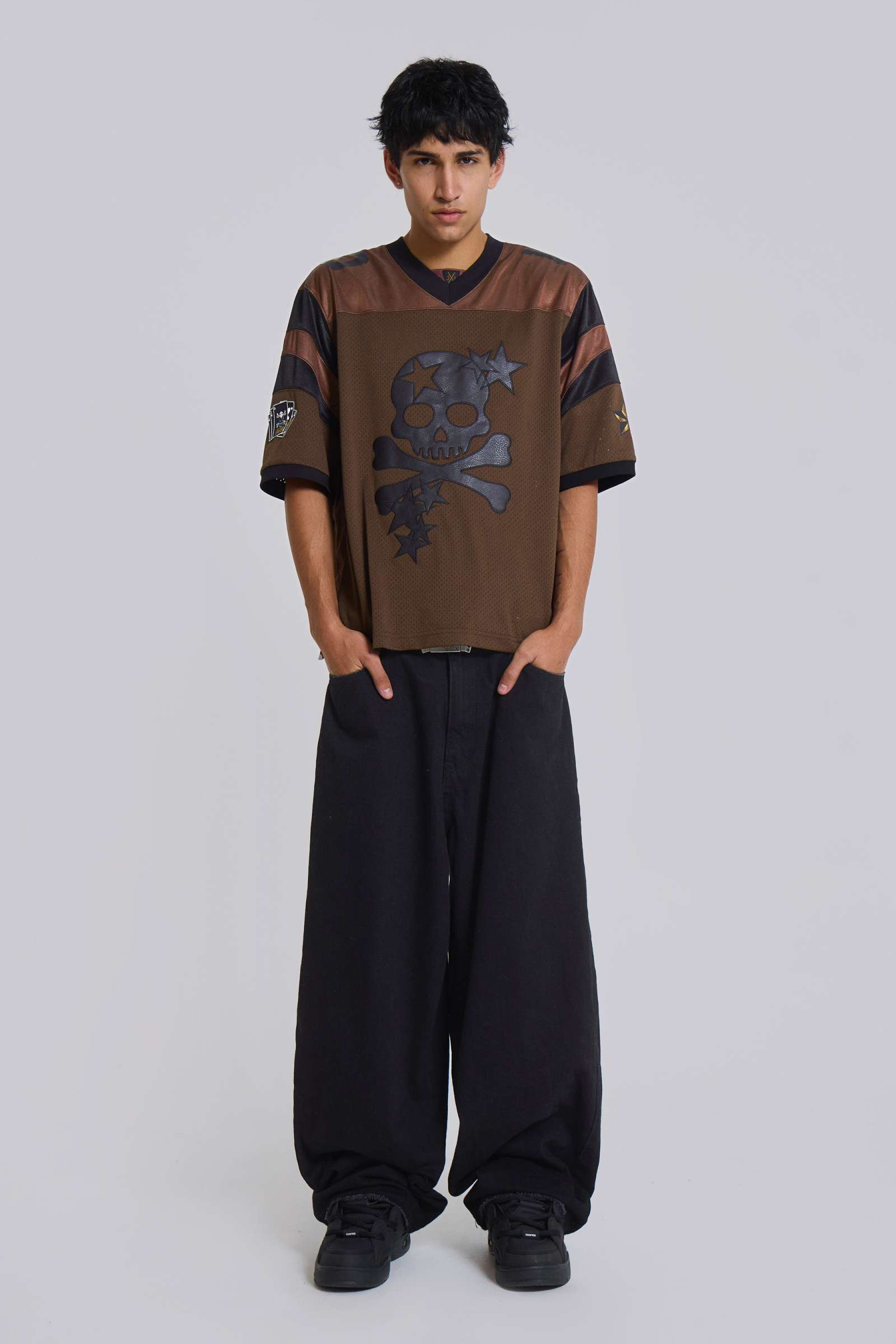 Shop Touchdown Collar Football Shirt | Jaded London | Clothing