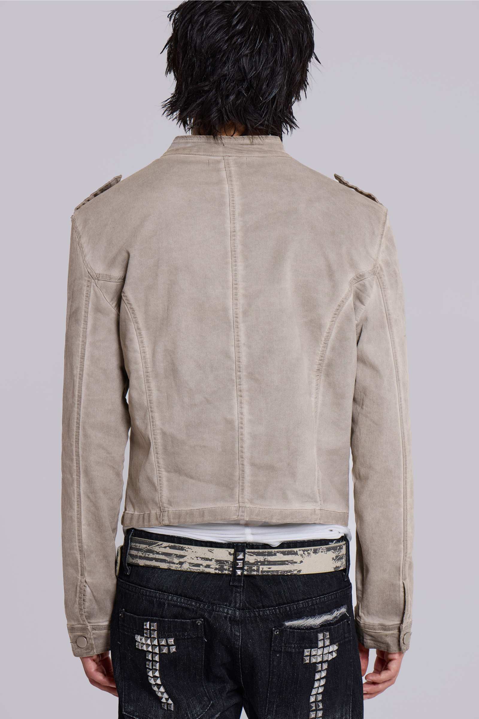 Rebel Military Jacket in Clay