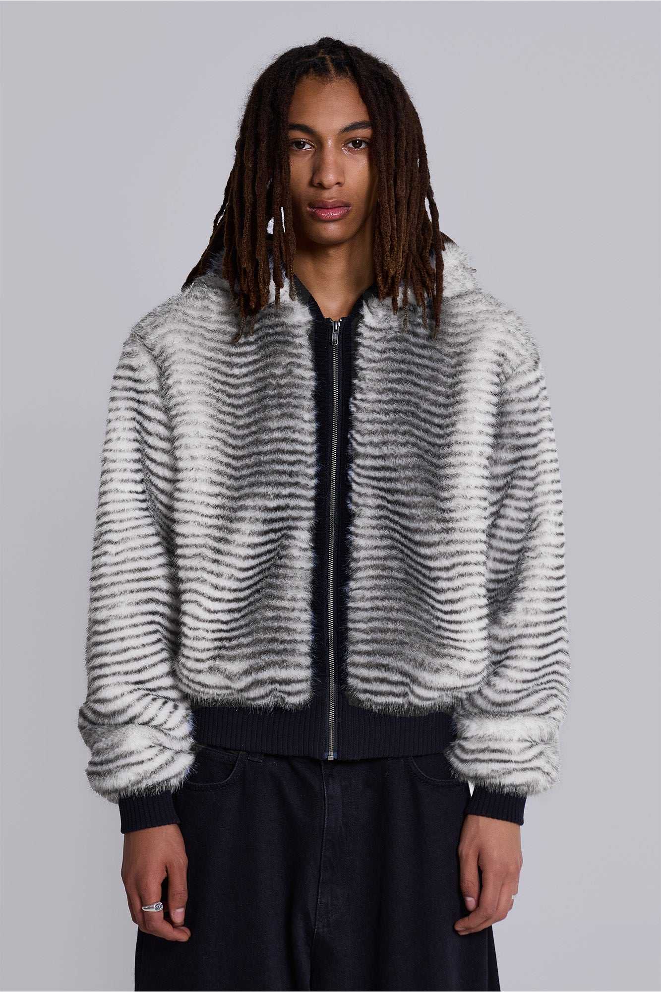 White Bear Faux Fur Jacket