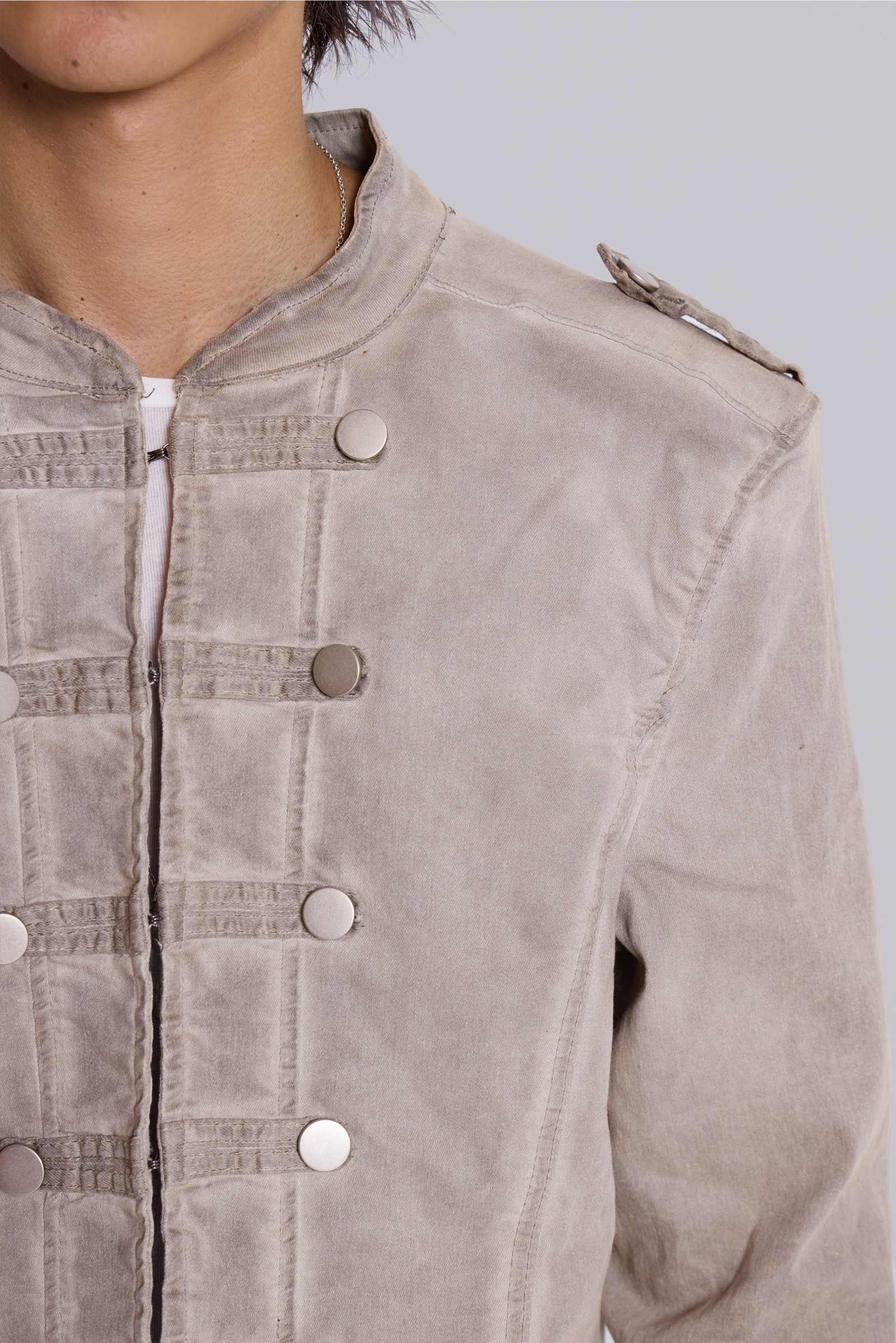 Rebel Military Jacket in Clay