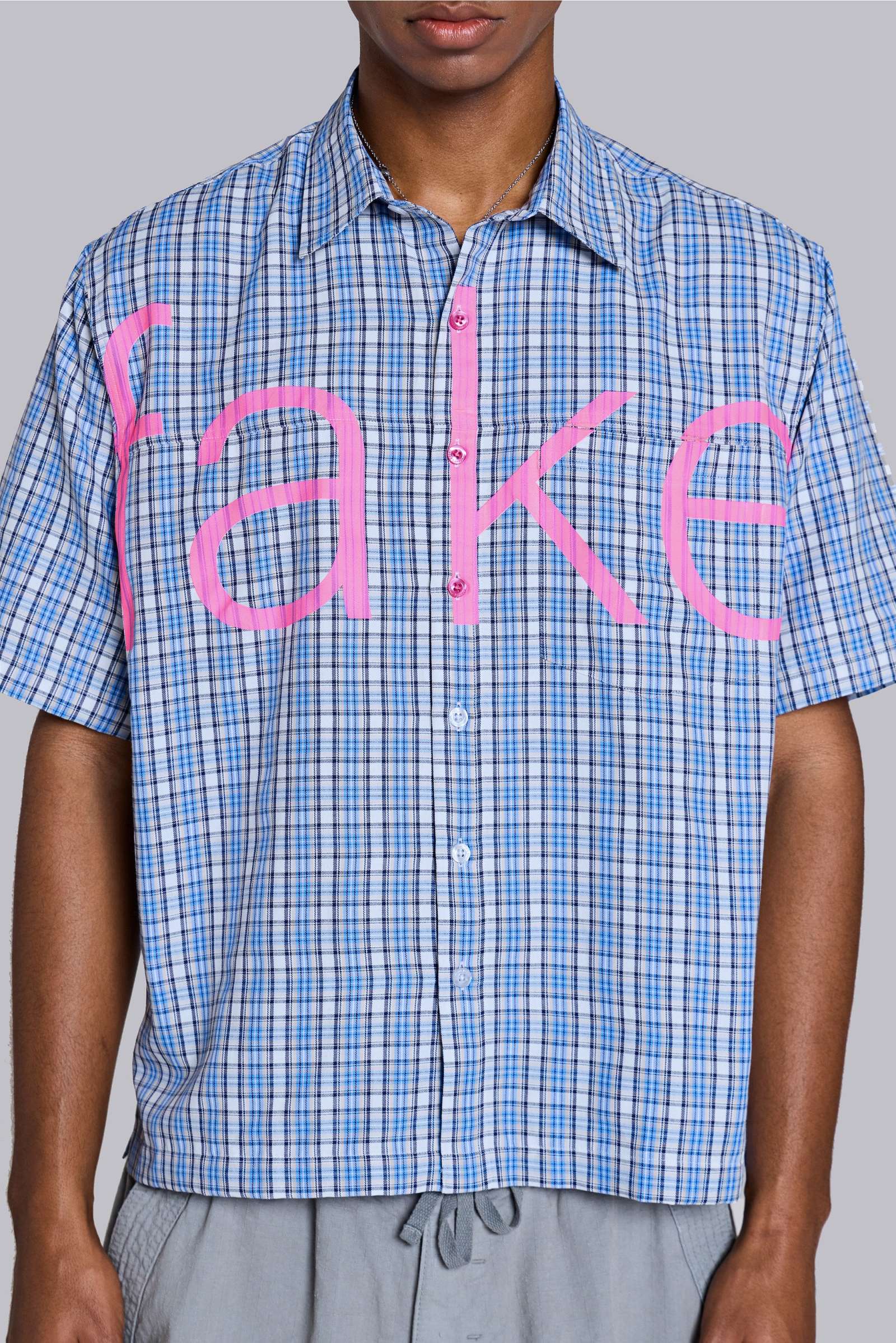 Fake Check Shirt