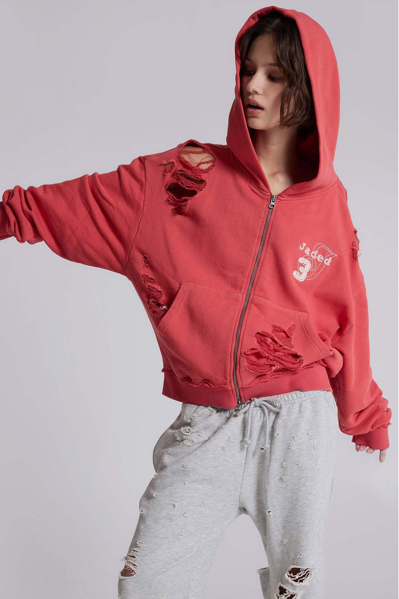 Distressed Monster Hoodie