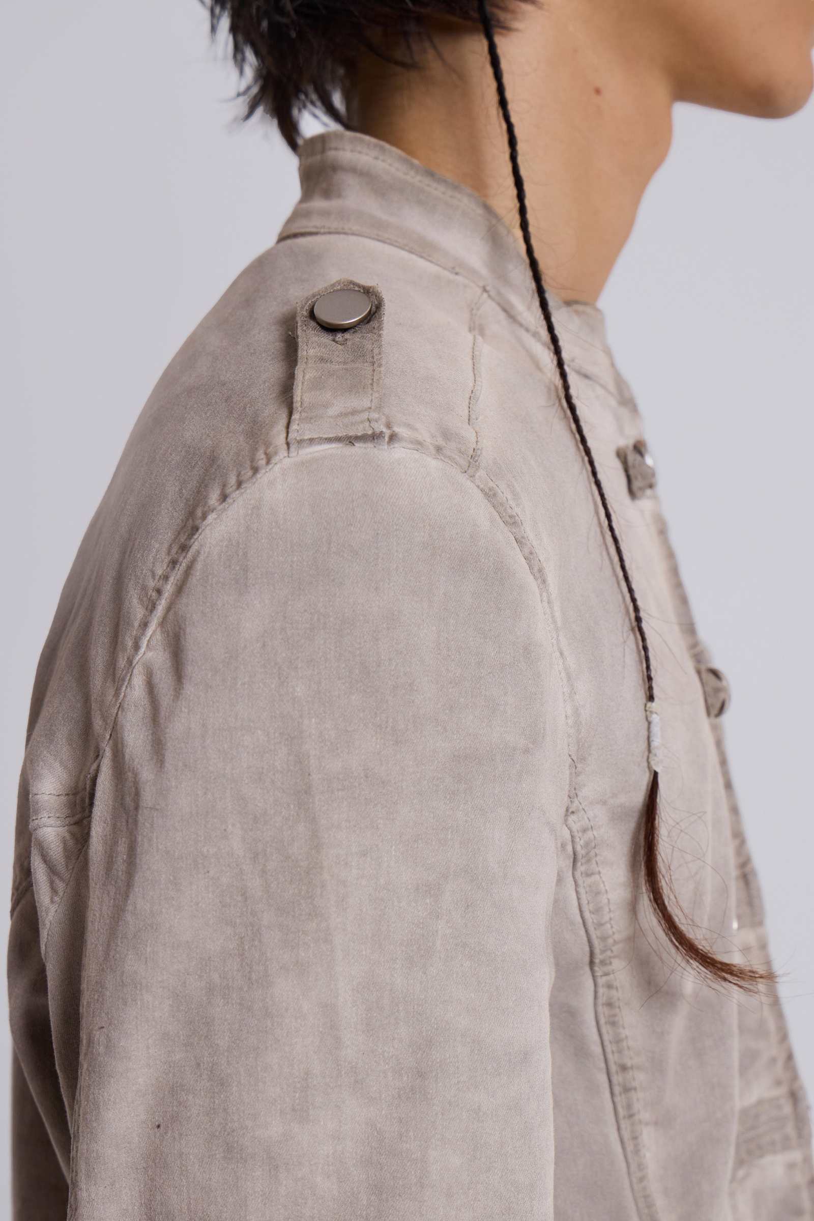 Rebel Military Jacket in Clay