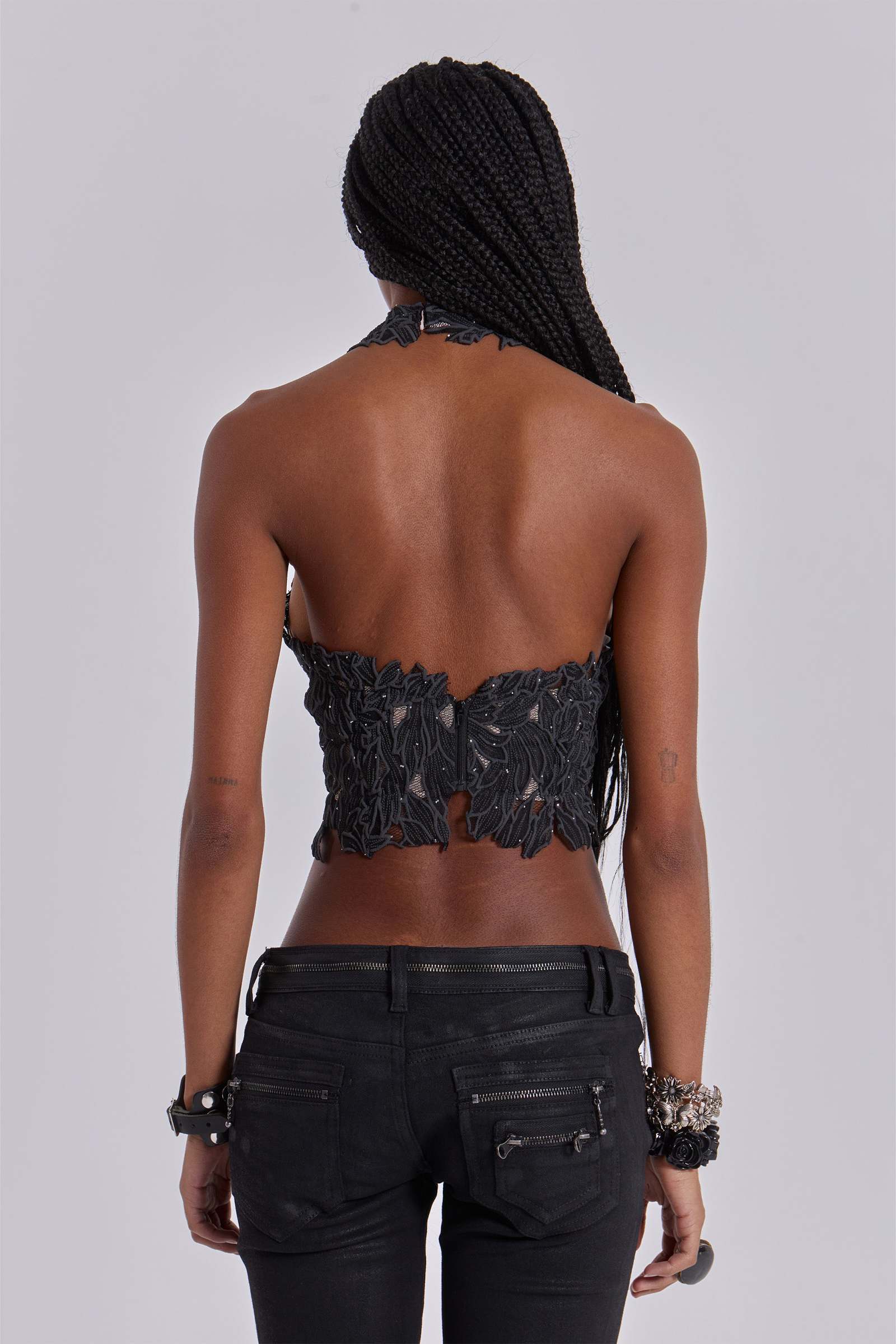 Roswen Embellished Corset Top