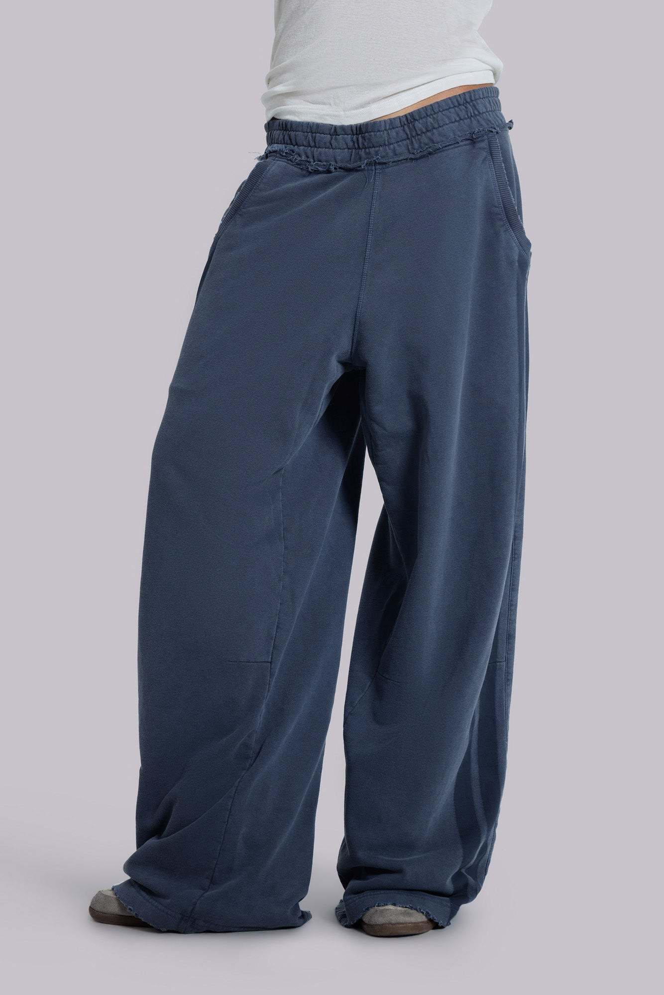 Blue Sporty Baggy Monster Joggers