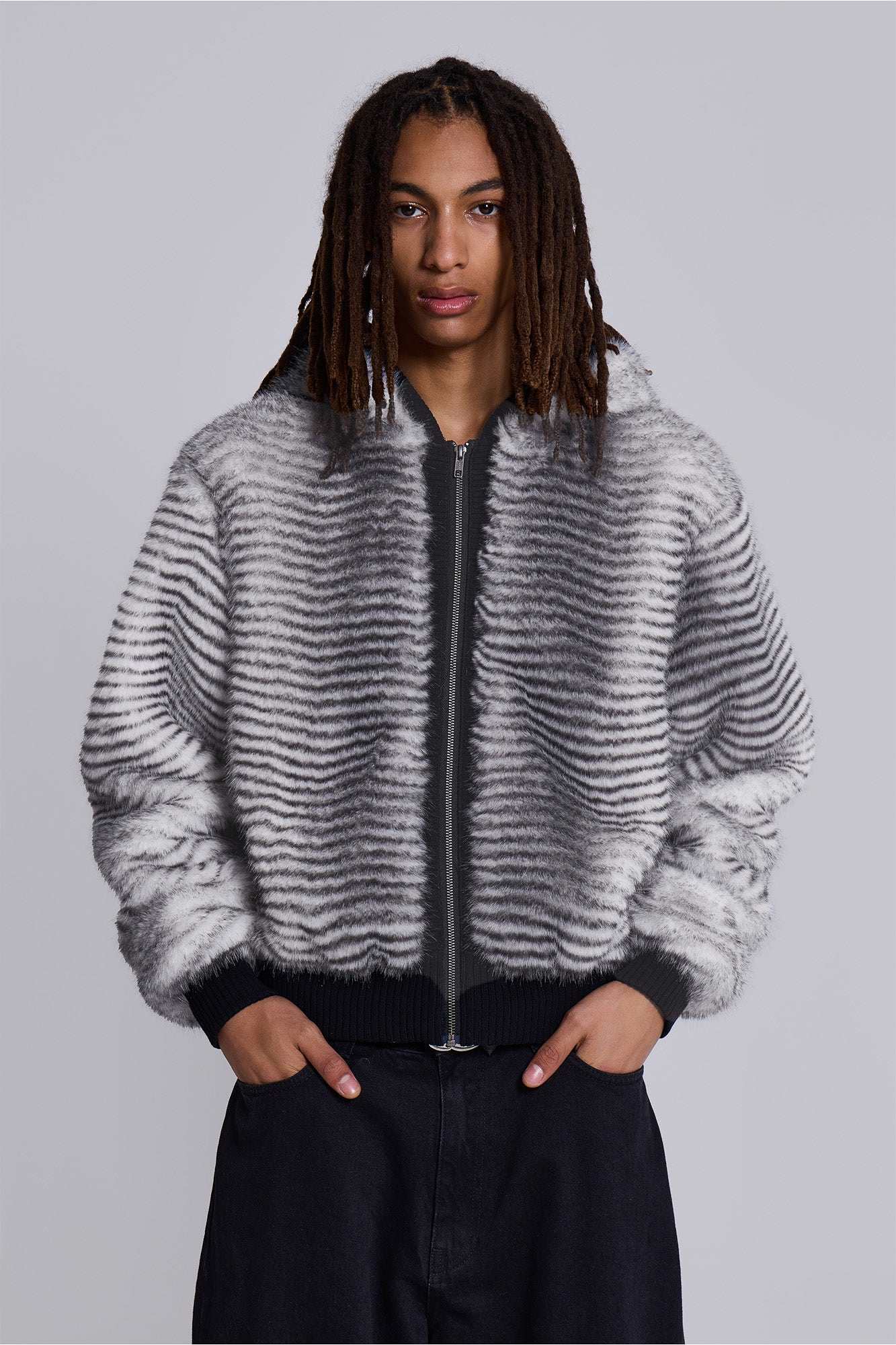 White Bear Faux Fur Jacket