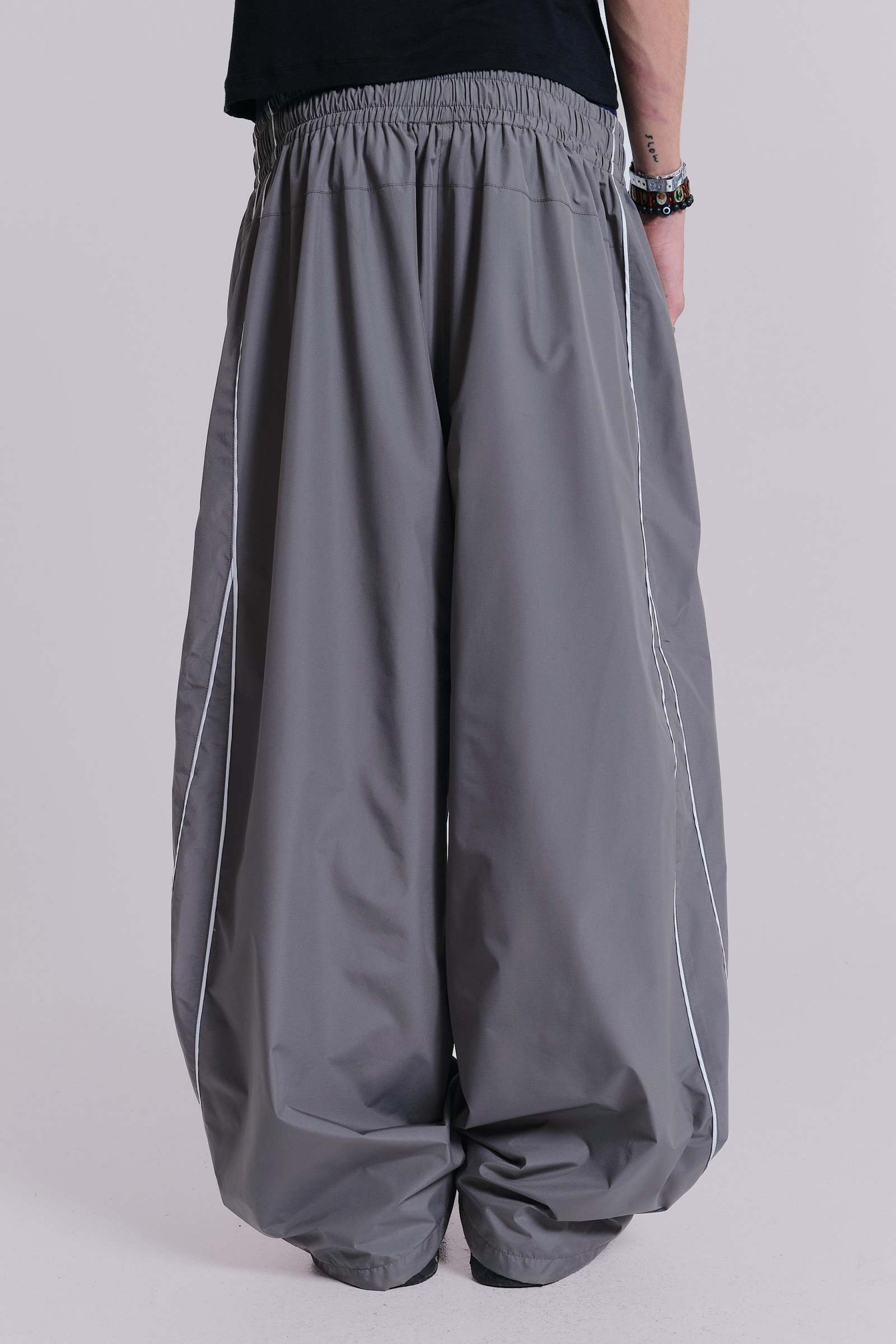 Grey Vapor Tracksuit Bottoms