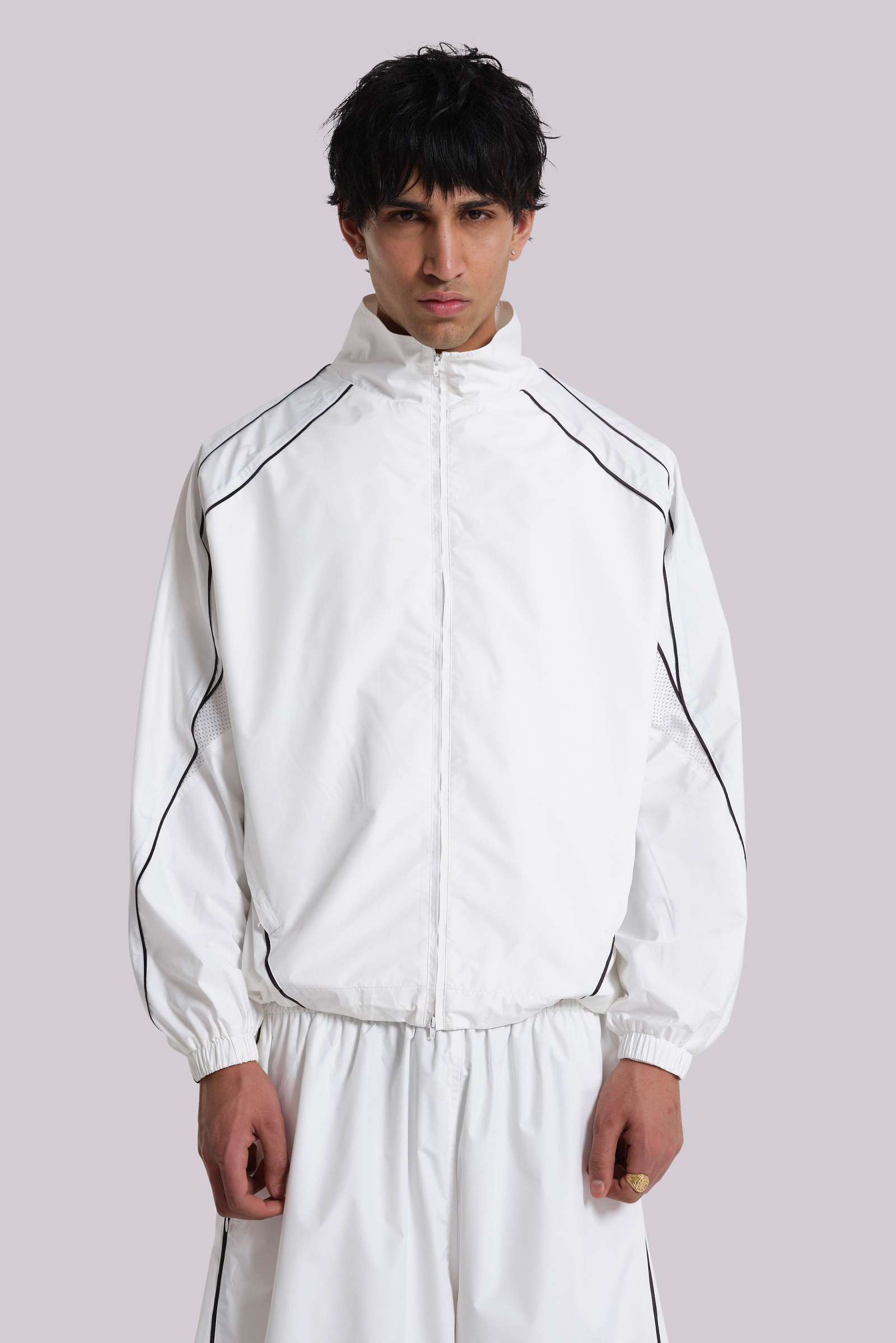 White Vapor Tracksuit Top