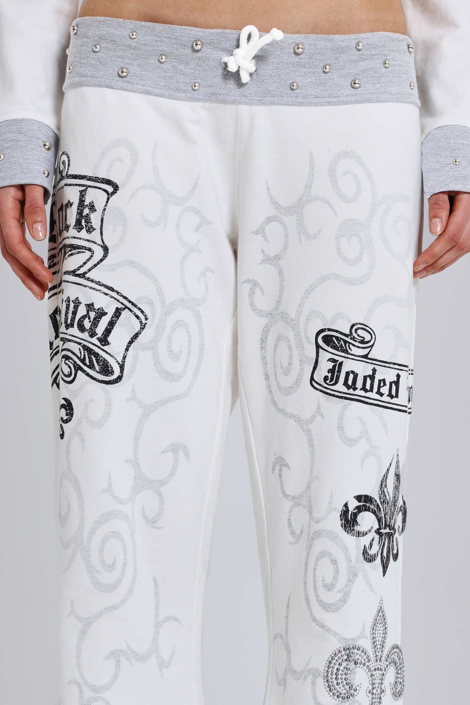 Rock Revival Graphic Studded Joggers