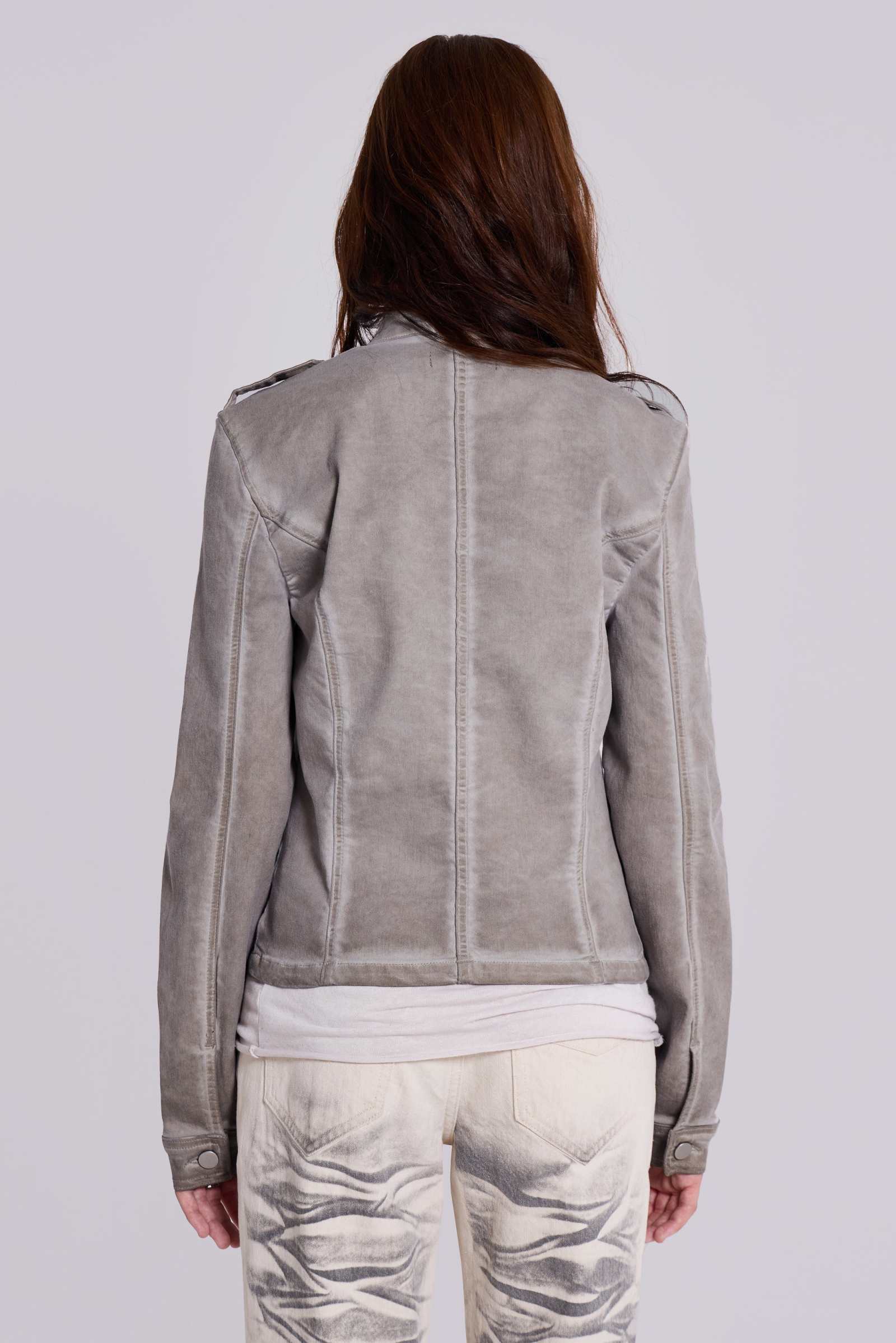 Rebel Military Jacket in Clay