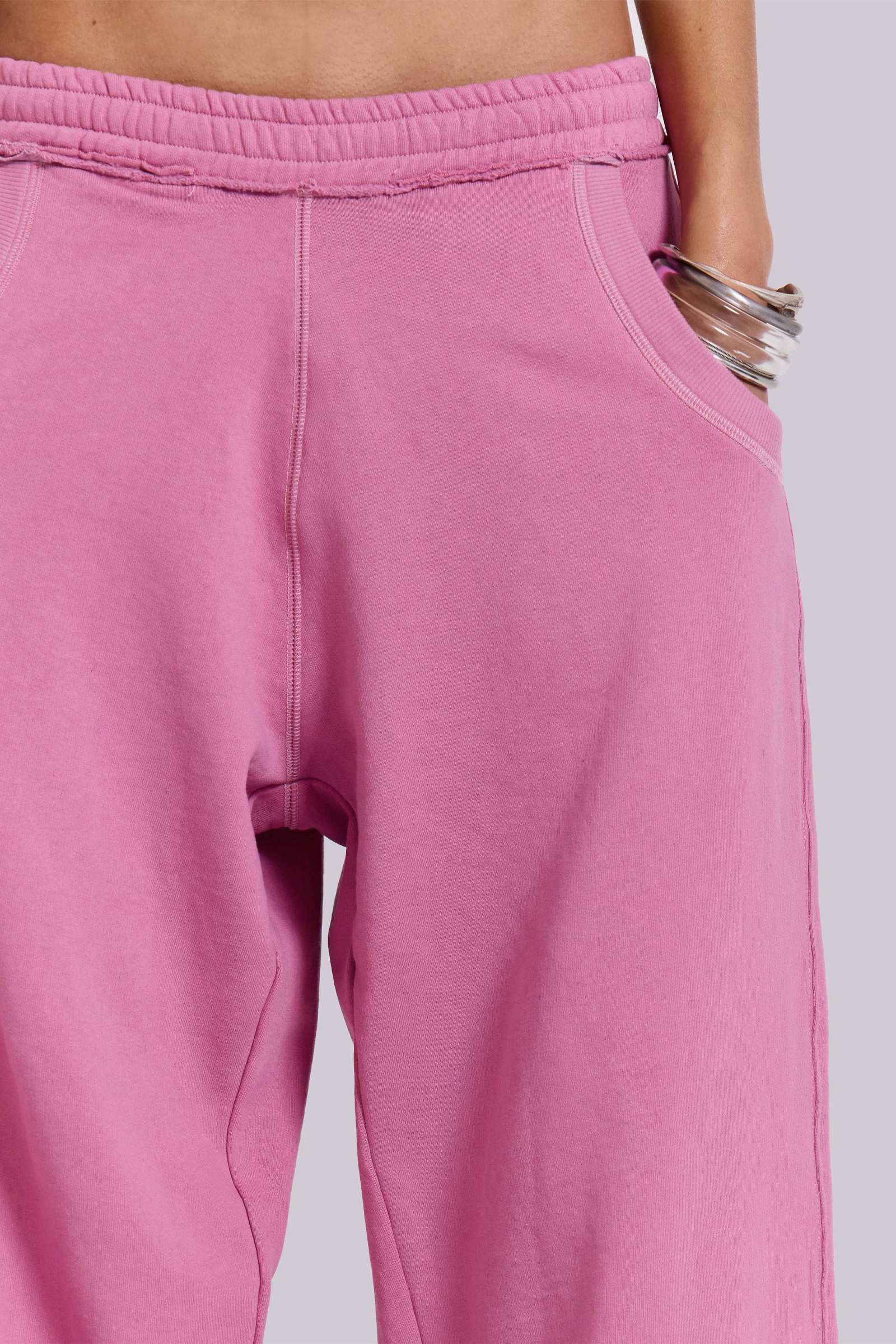 Pink Baggy Cuffed Monster Joggers