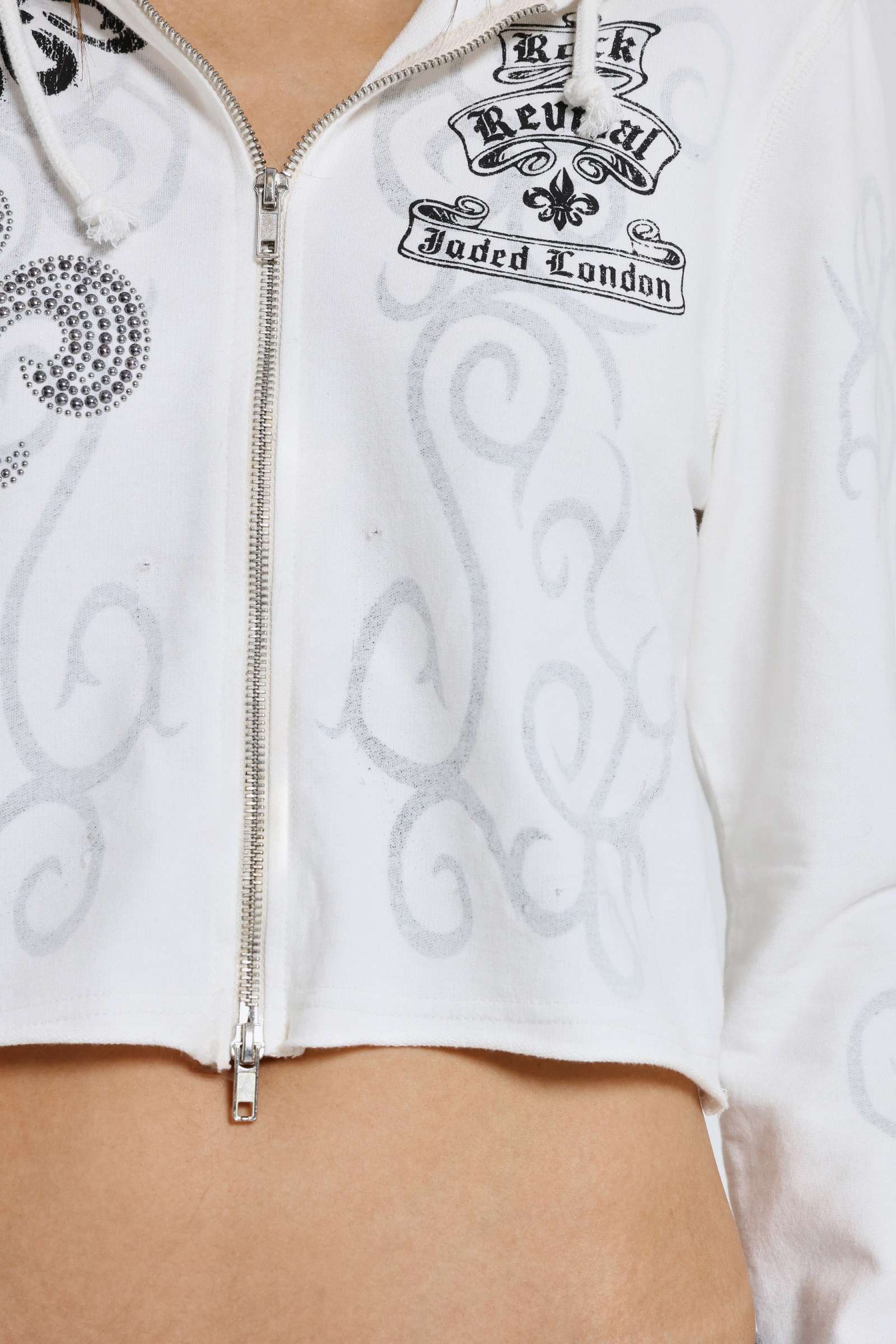 Rock Revival Graphic Studded Hoodie