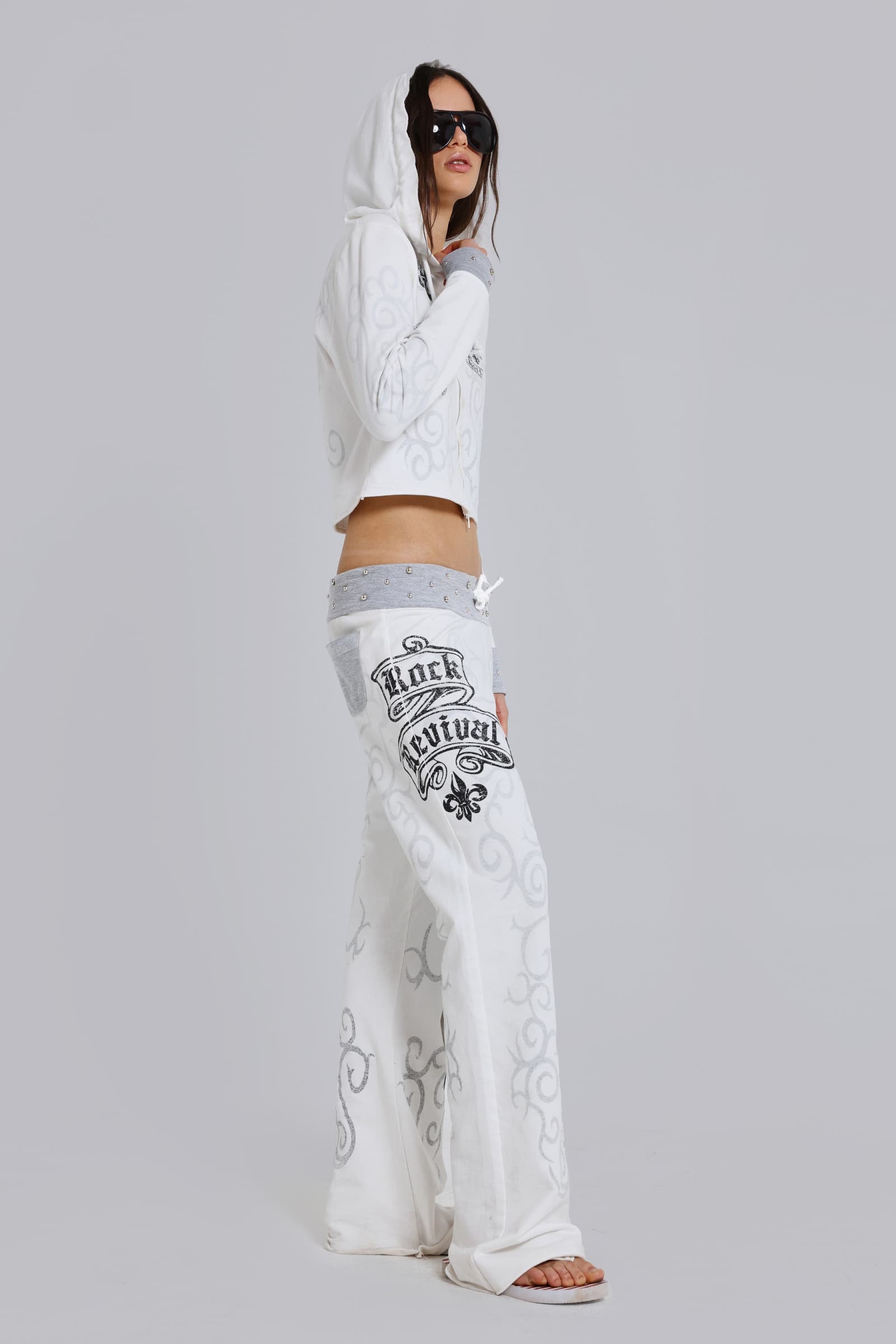 Rock Revival Graphic Studded Joggers