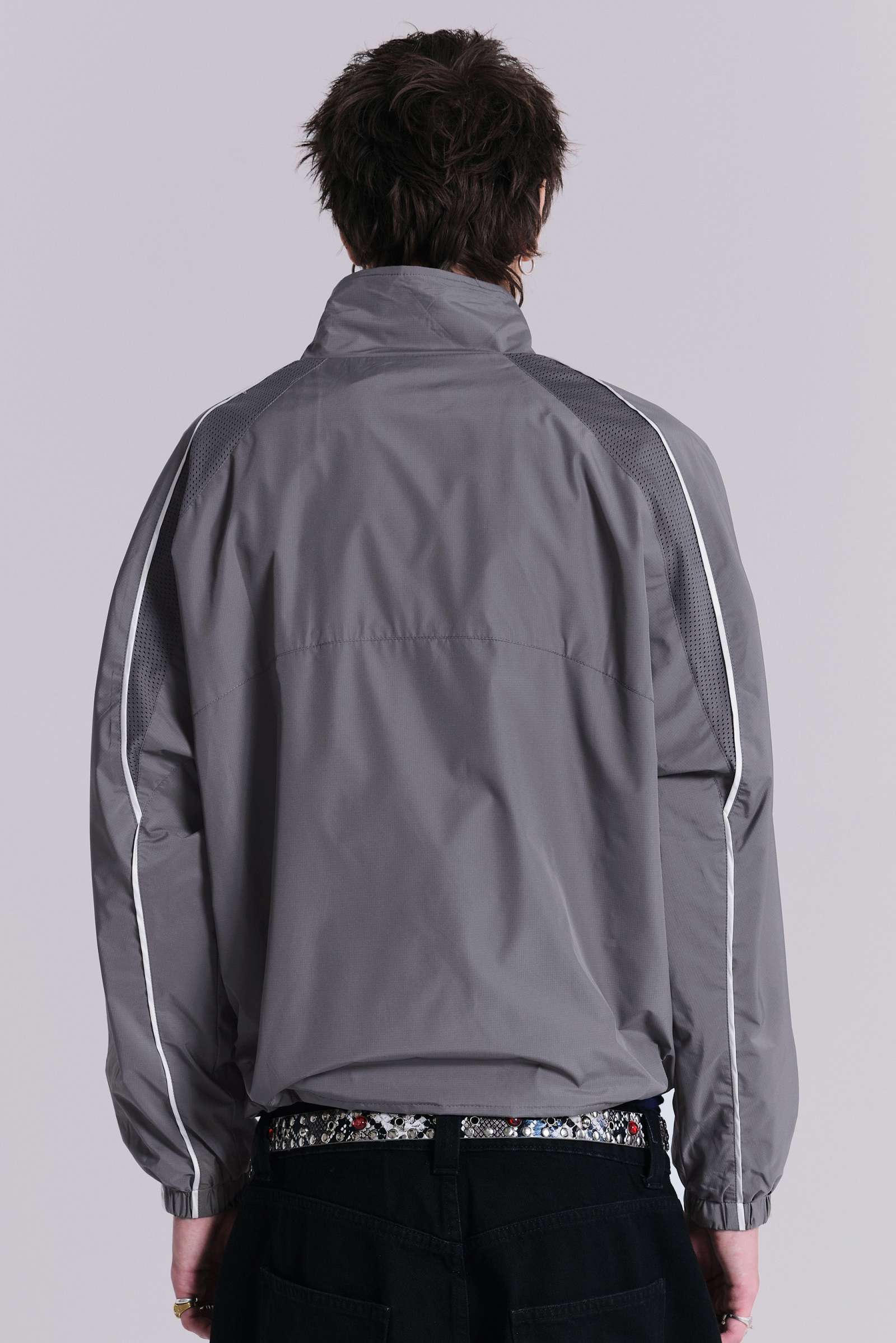 Grey Vapor Tracksuit Top