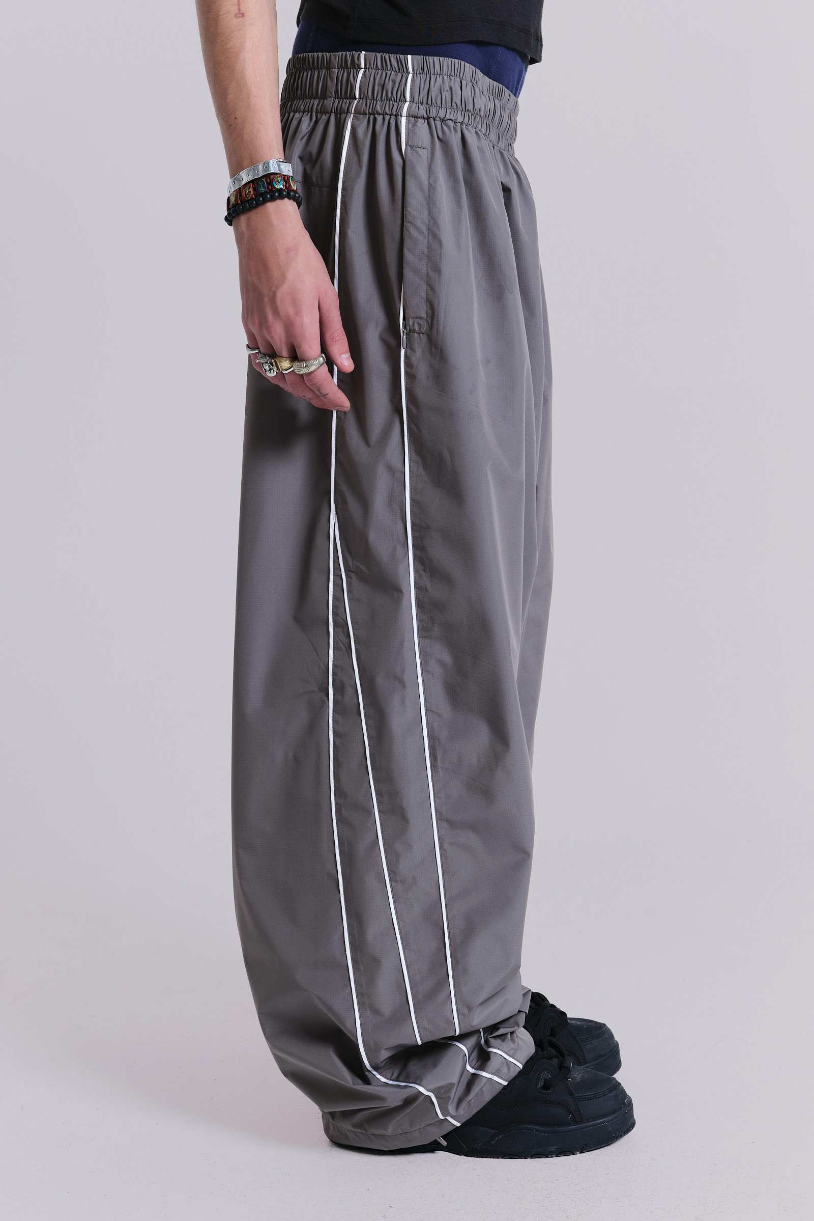Grey Vapor Tracksuit Bottoms