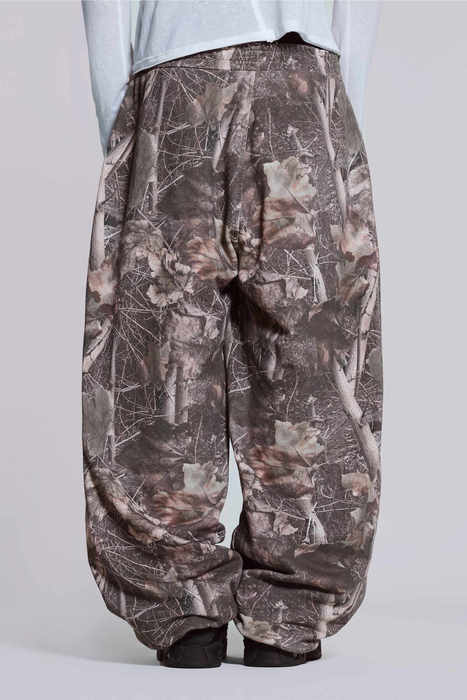 Woodland Camo Baggy Cuffed Monster Joggers