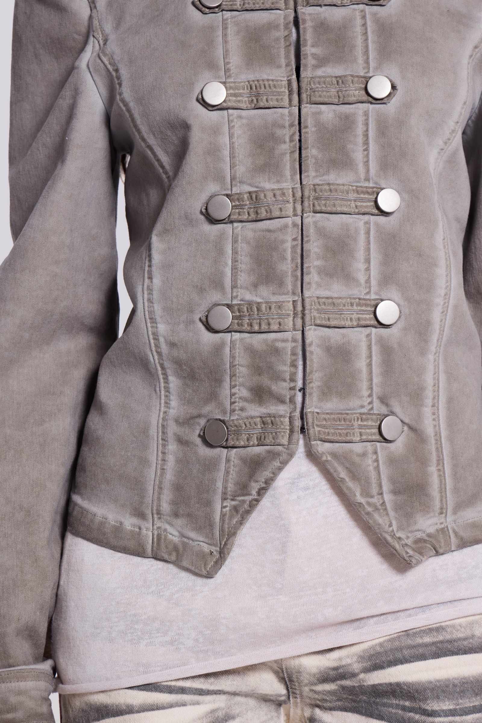 Rebel Military Jacket in Clay