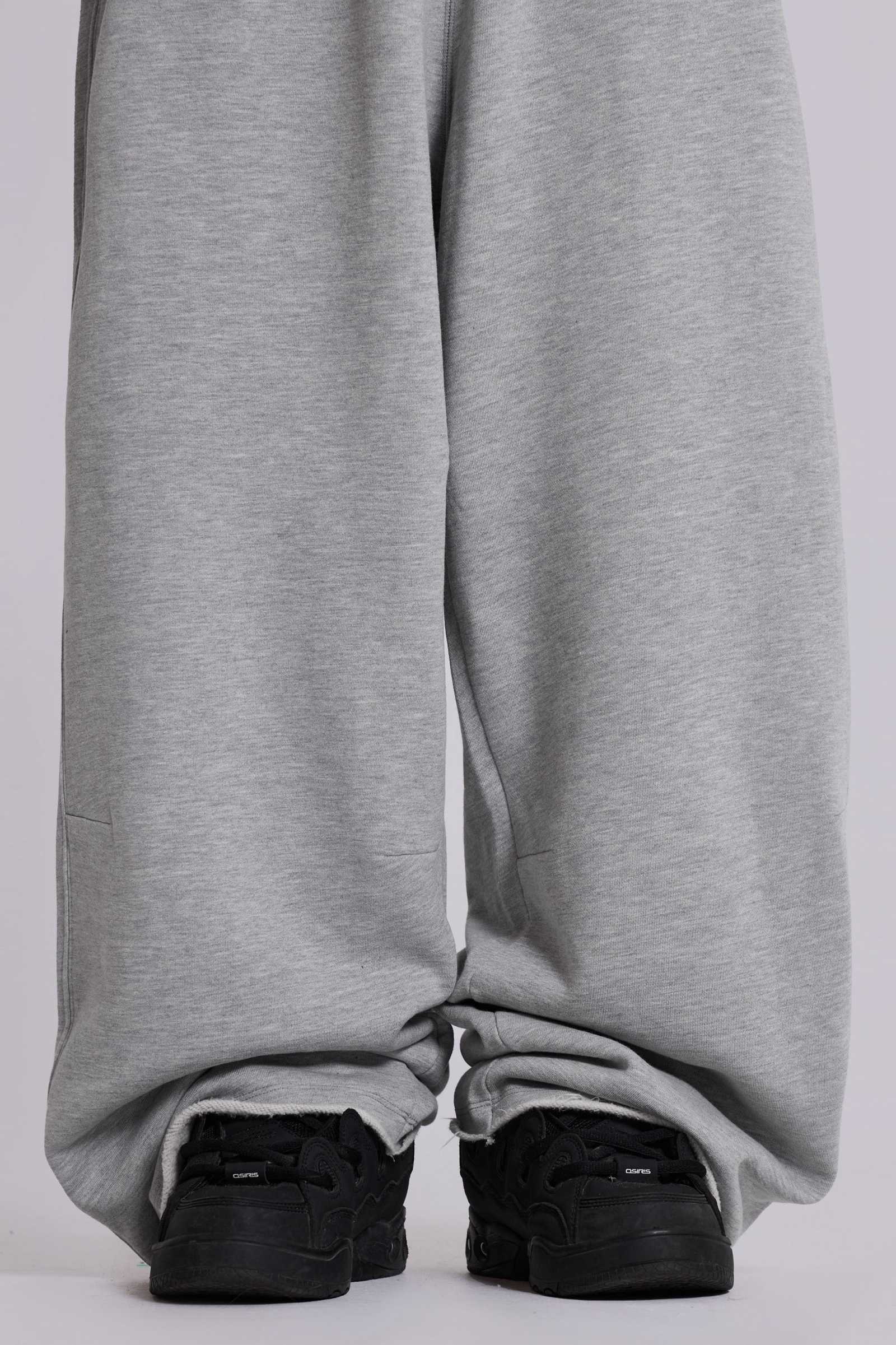 Grey Marl Baggy Monster Joggers