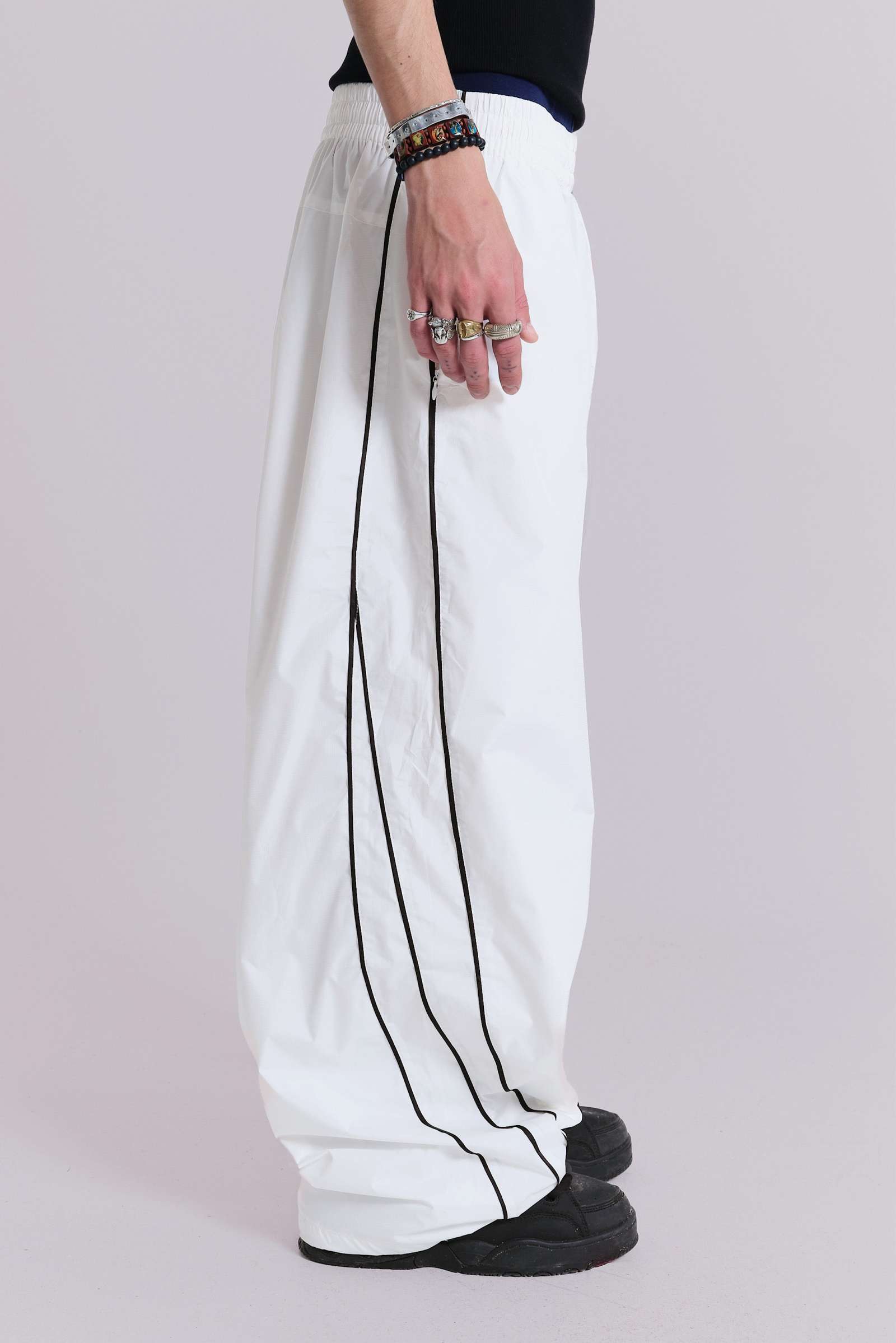 White Vapor Tracksuit Bottoms