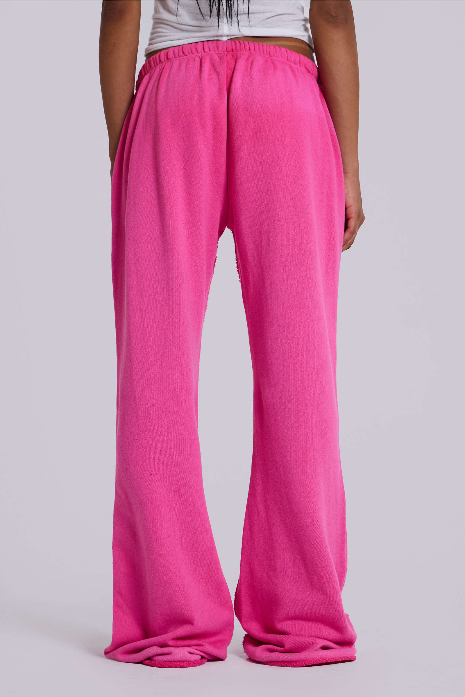 Cleo Slouchy Bootcut Jogger in Pink