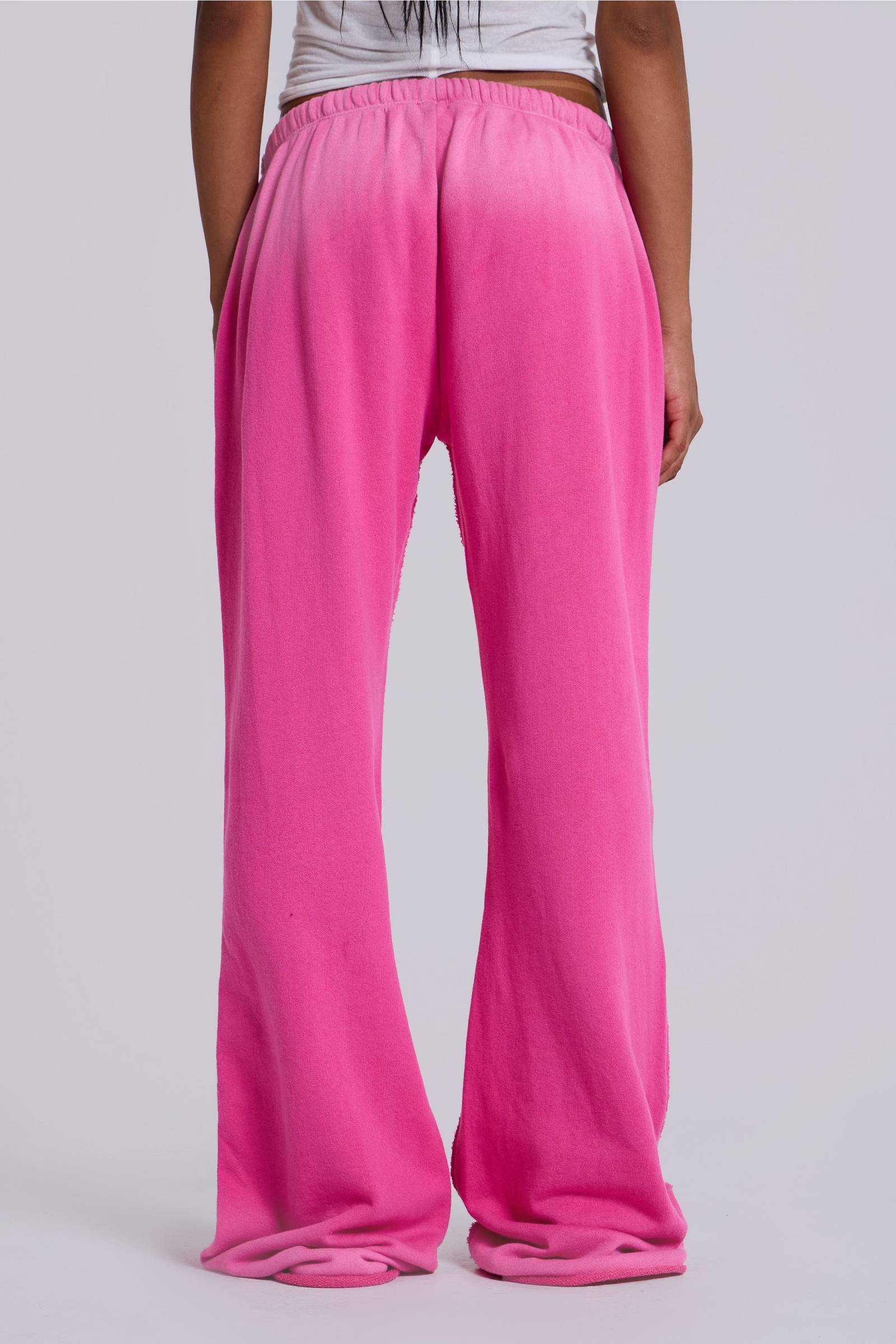 Cleo Slouchy Bootcut Jogger in Pink