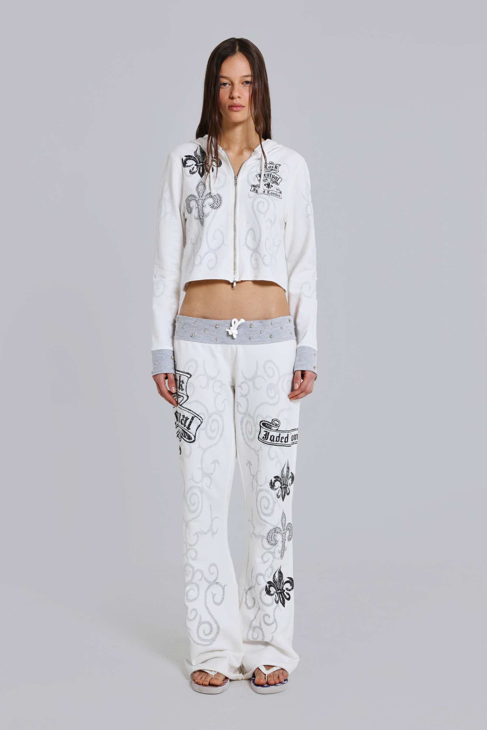 Rock Revival Graphic Studded Hoodie