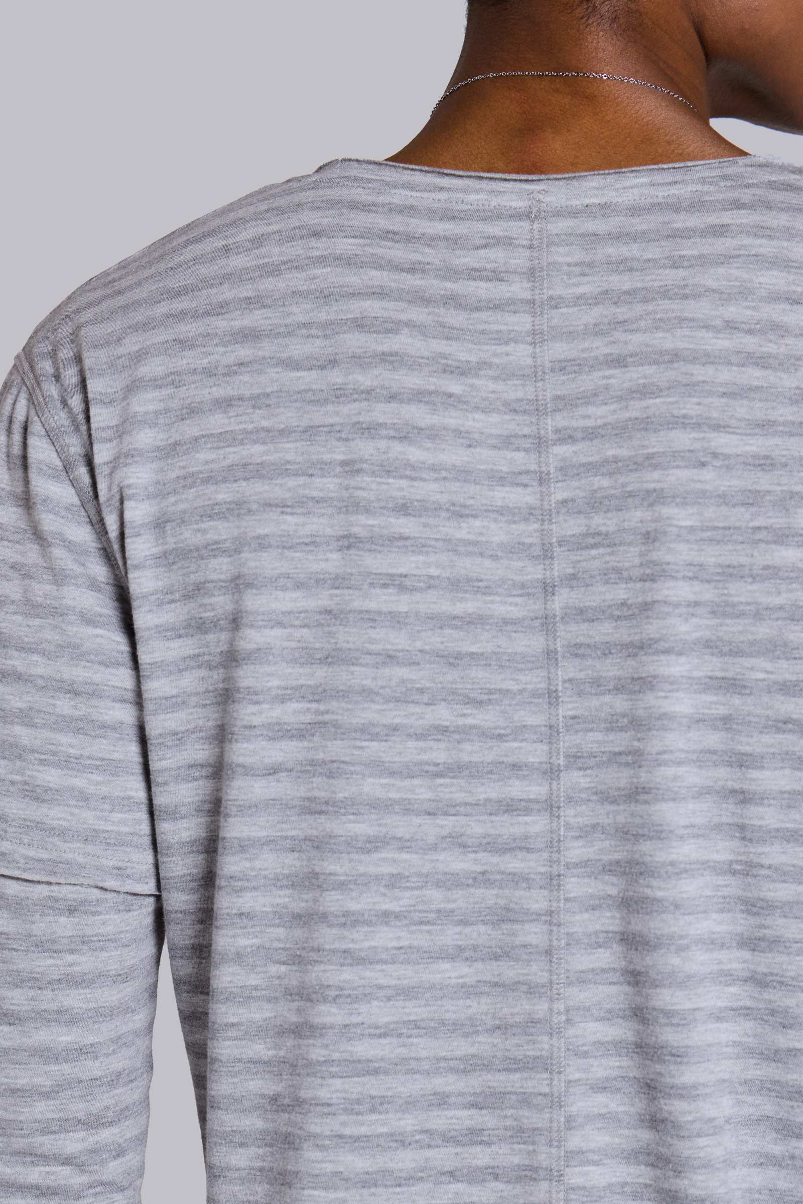 Line Double Layer Long Sleeve Top