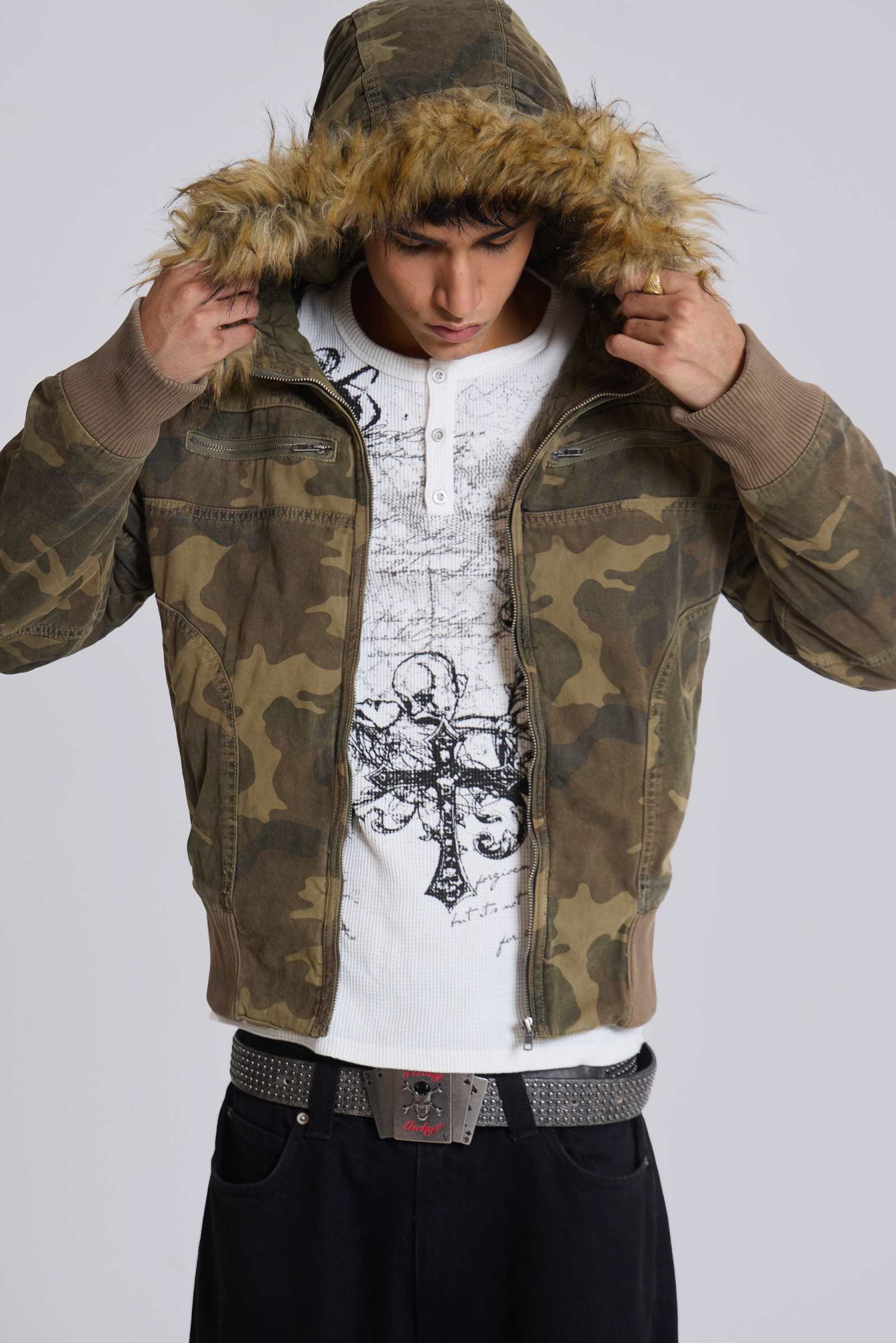 Marshal Camo Jacket | Jaded London | Clothing