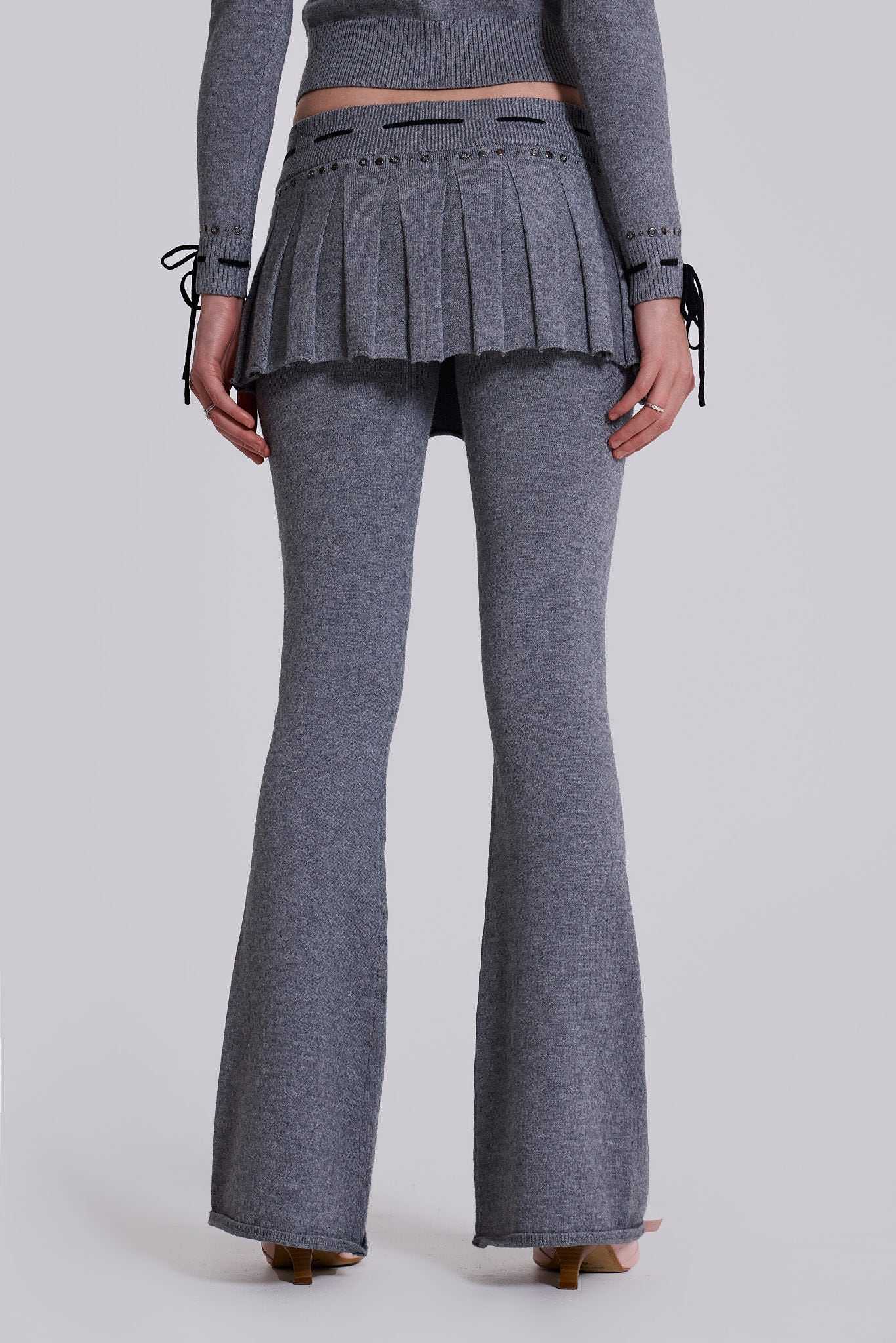 Shop WFH Studded Skirt Trousers | Jaded London | Clothing