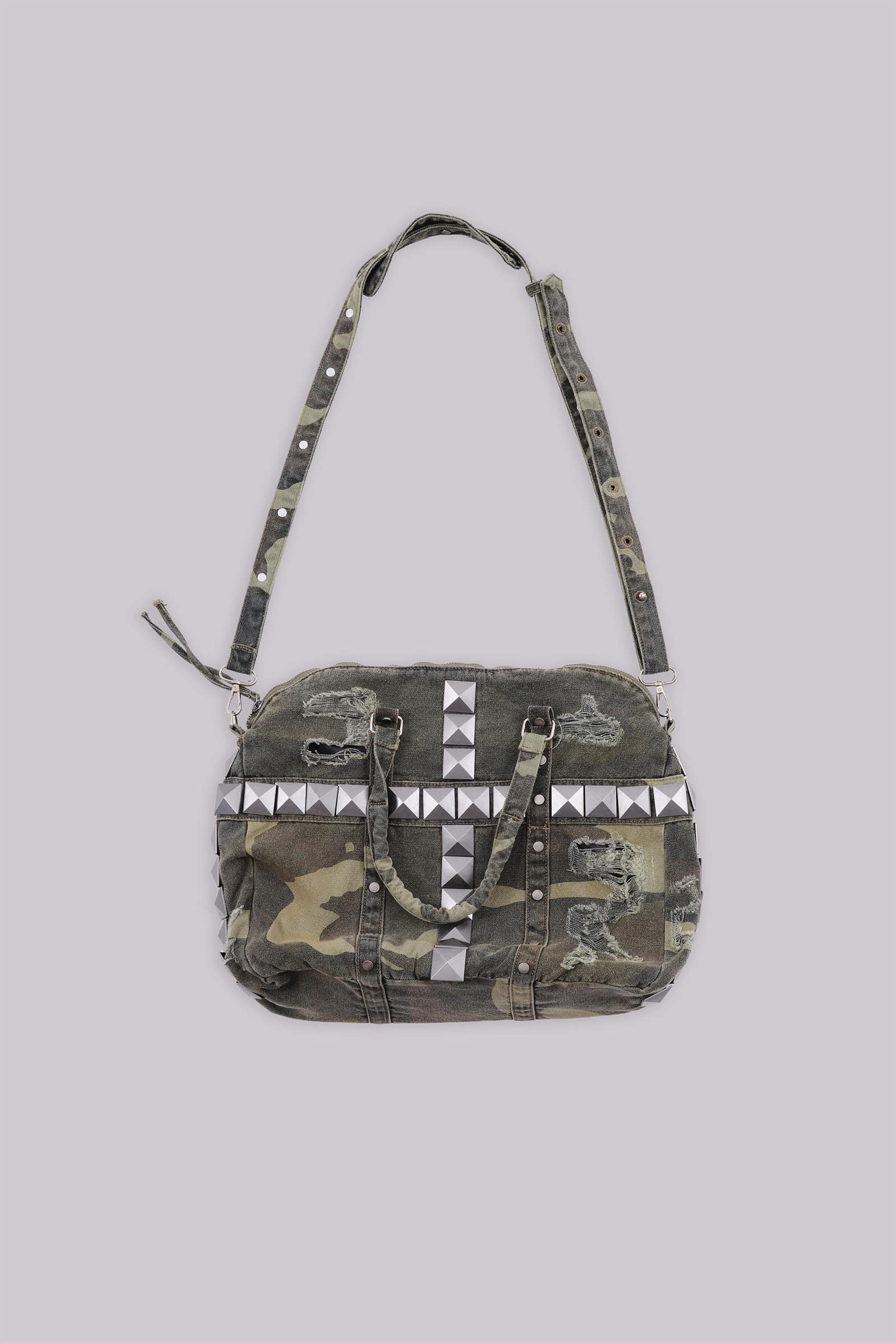 Trinity Camo Studded Bag