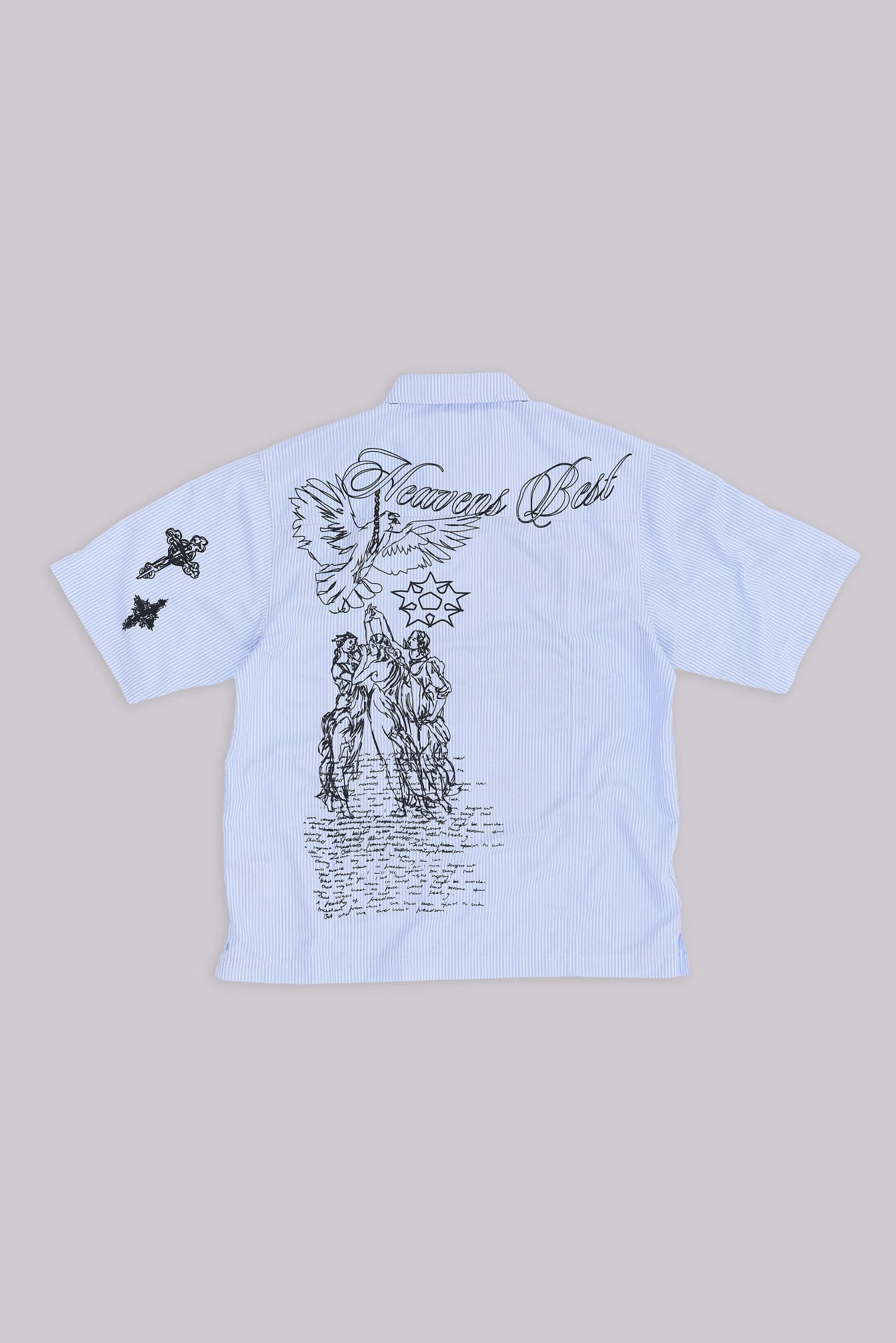 Sketch Pinstripe Shirt | Jaded London | Clothing