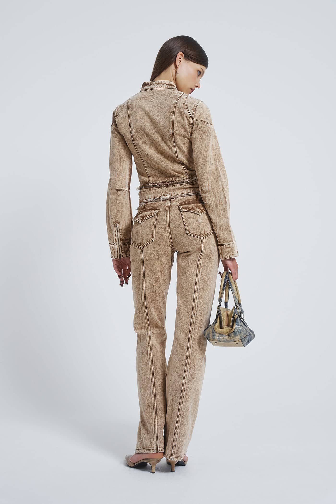 Shop Not My First Rodeo 6 in 1 Multi-wear Denim Jumpsuit