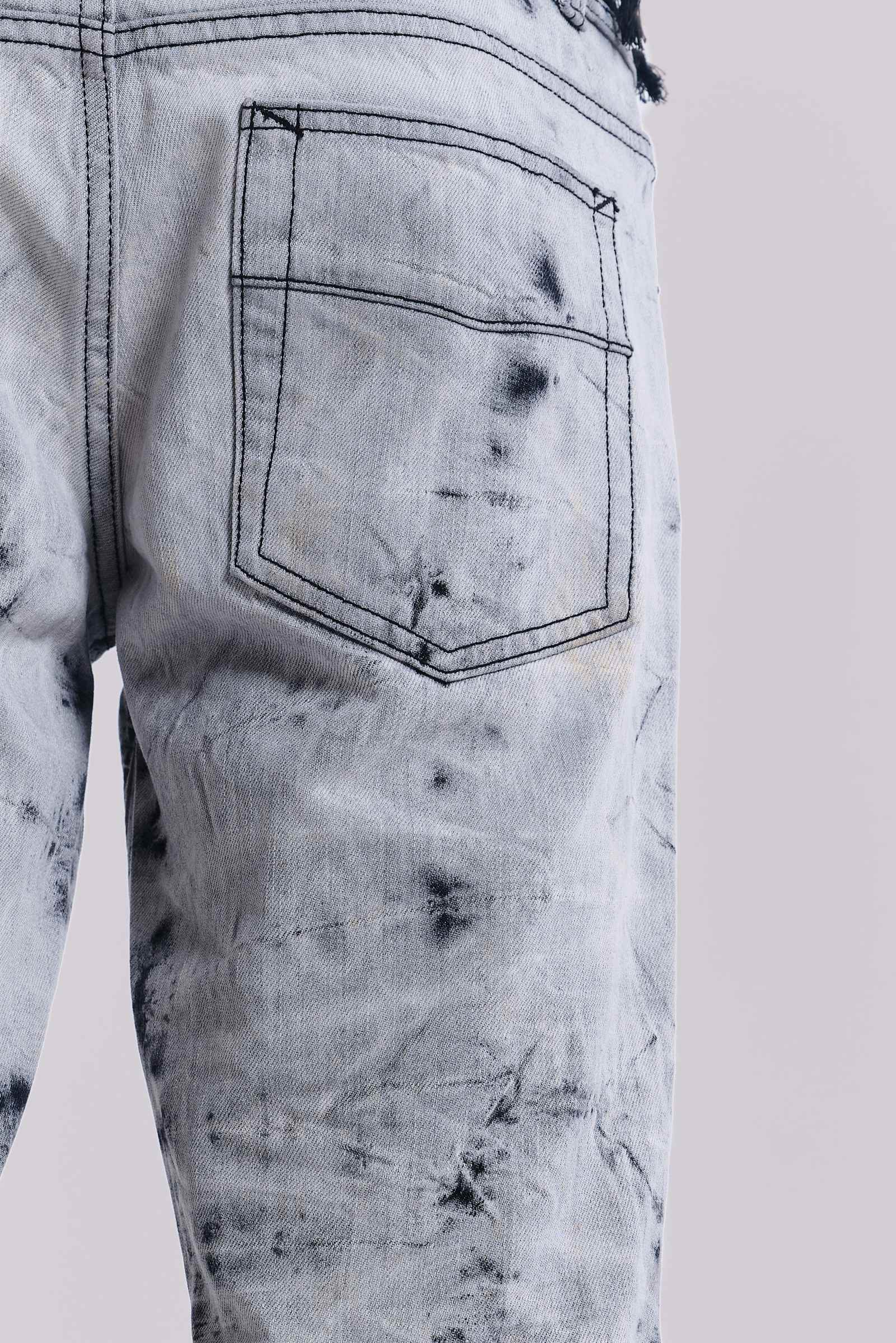 【JADED LONDON】送料関税込み Grey Tie Dye Drift ジーンズ Grey Tie Dye Drift Jeans | Jaded London | Clothing