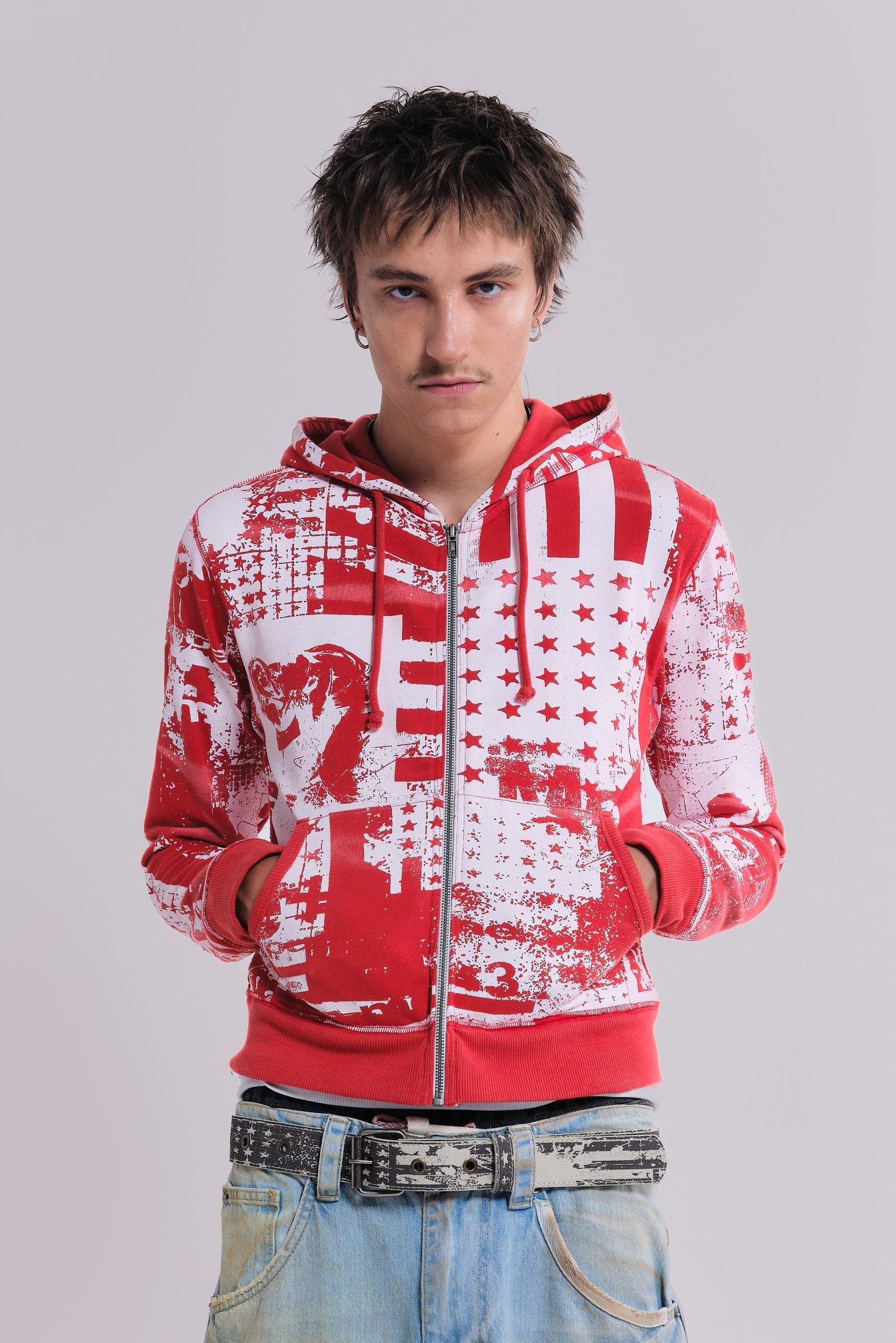 【JADED LONDON】送料関税込み Americana Mini Monster パーカー Americana Mini Monster Hoodie | Jaded London | Clothing