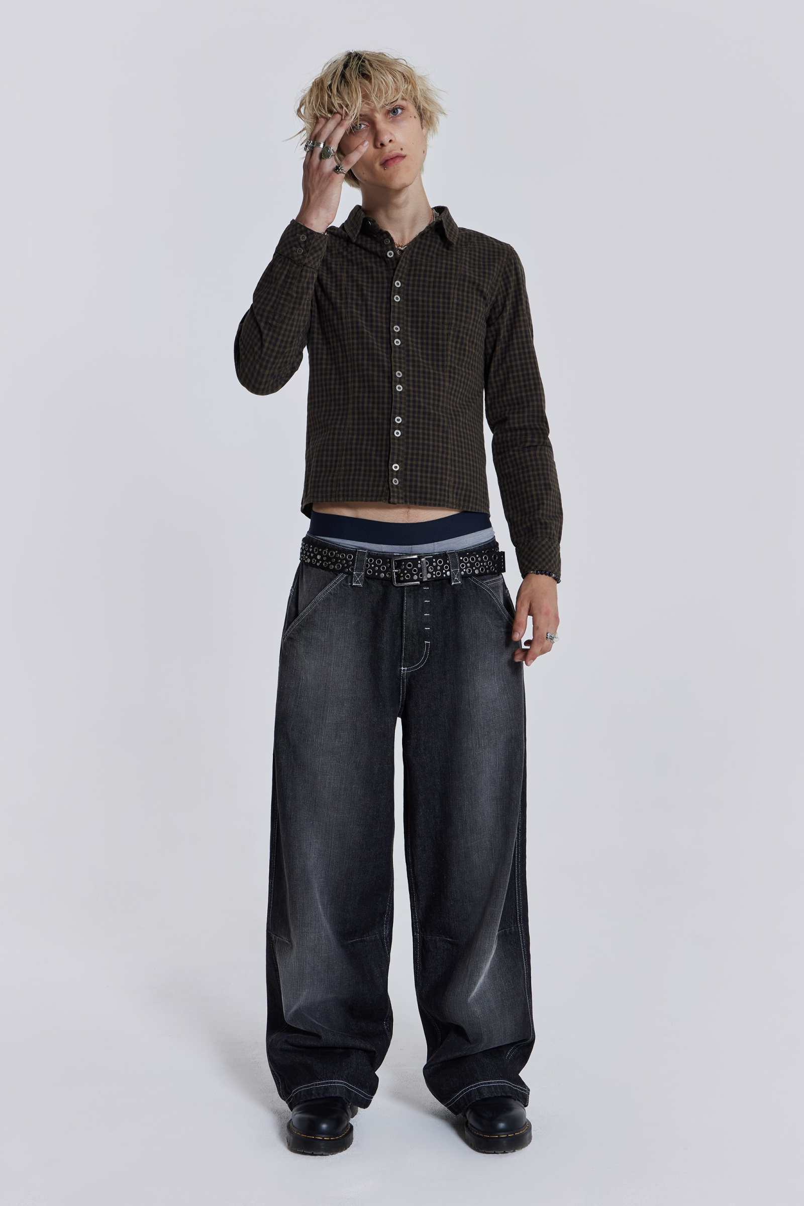 Contrast Stitch Skate Colossus Jeans