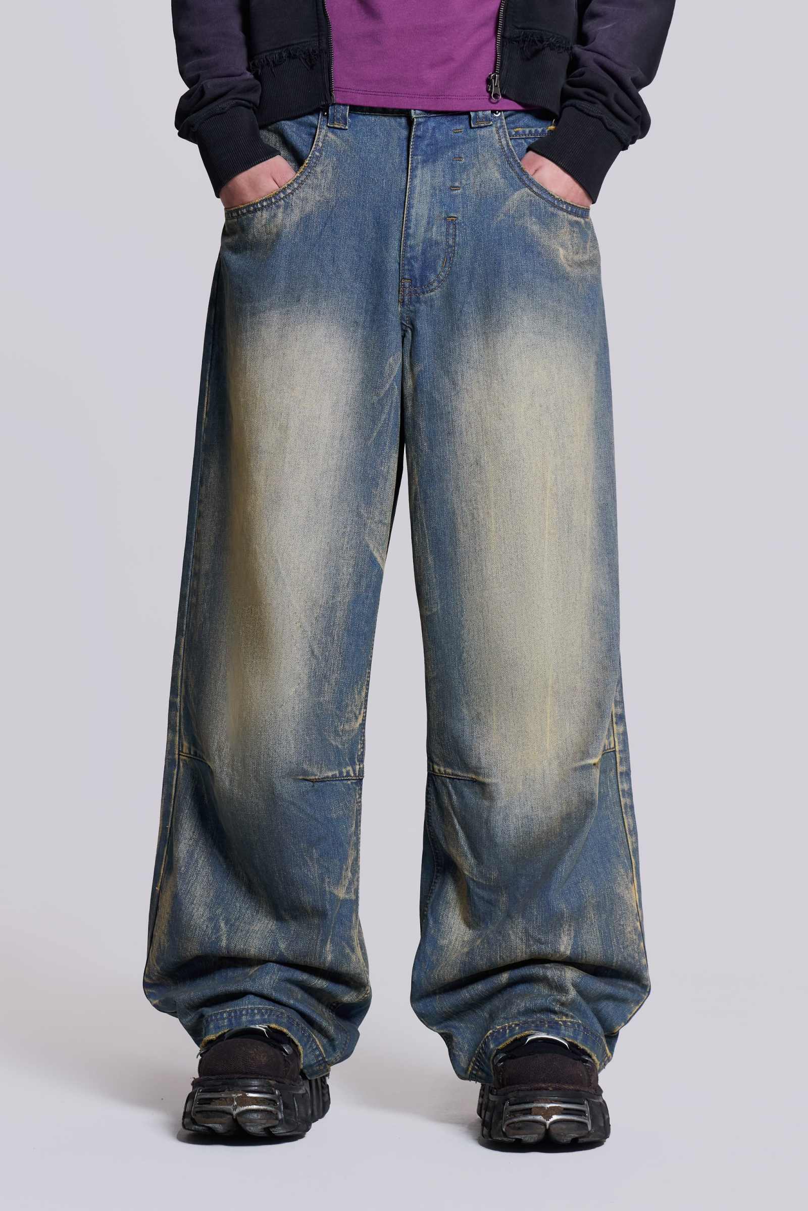Blue Ethereal Colossus Jeans