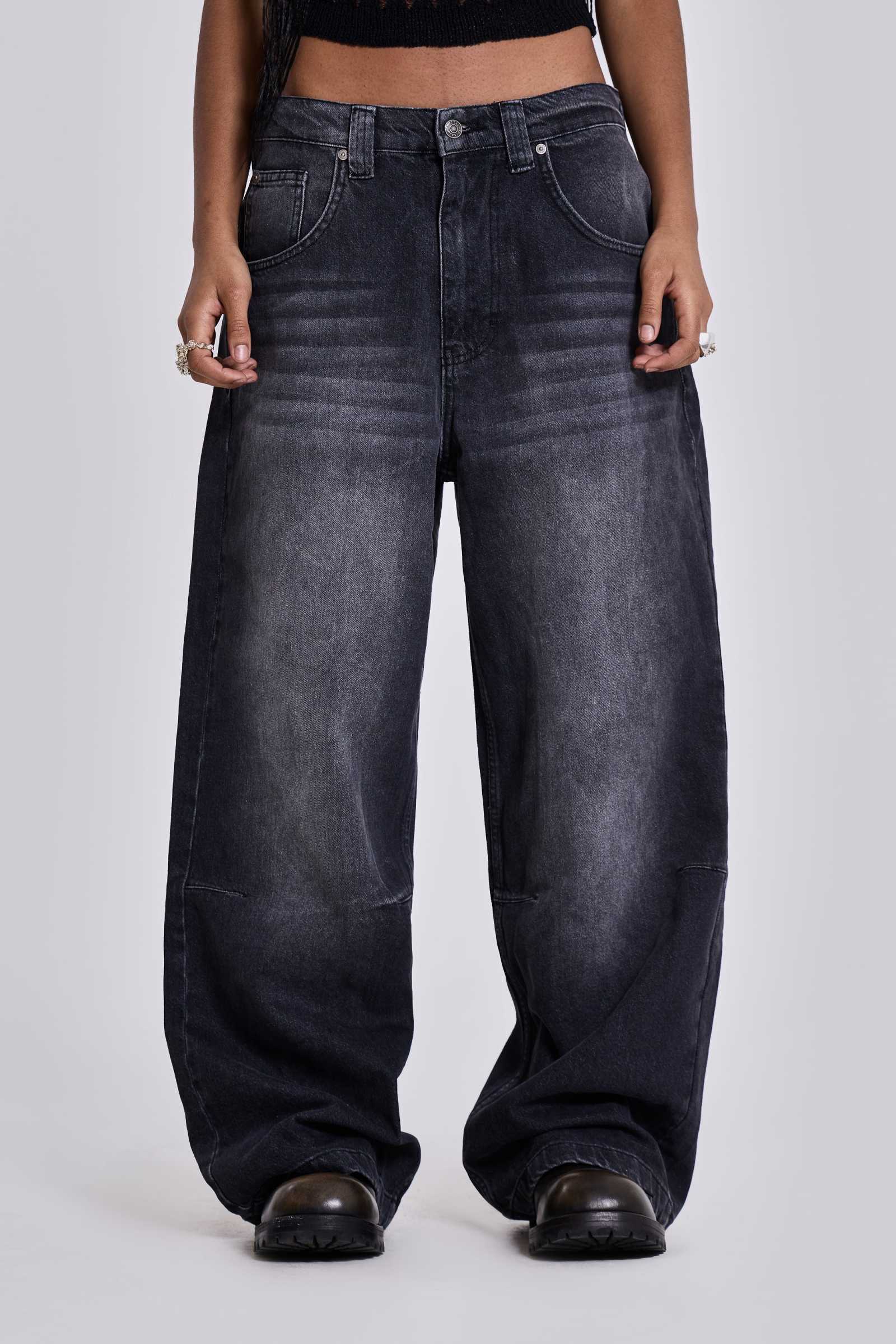Washed Black Colossus Jeans