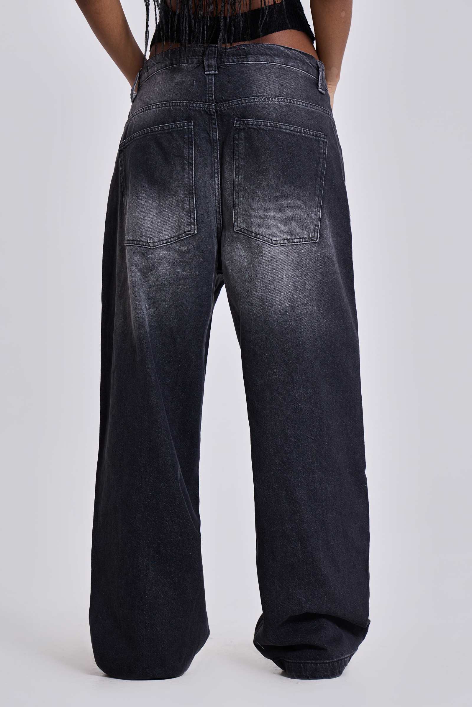 Washed Black Colossus Jeans