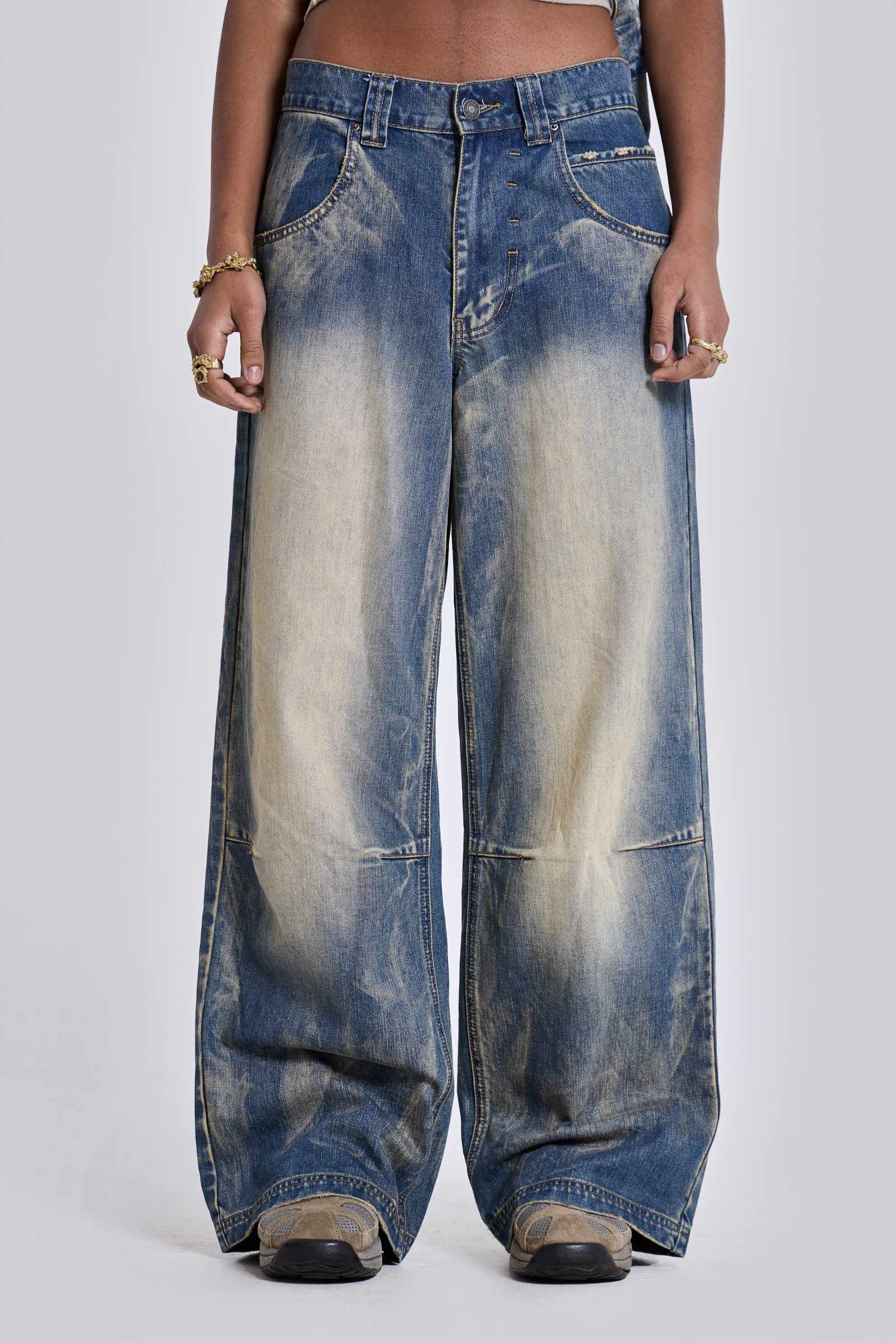 Shop Blue Ethereal Colossus Jeans | Jaded London | Clothing Shop Blue Ethereal Colossus Jeans | Jaded London | Clothing