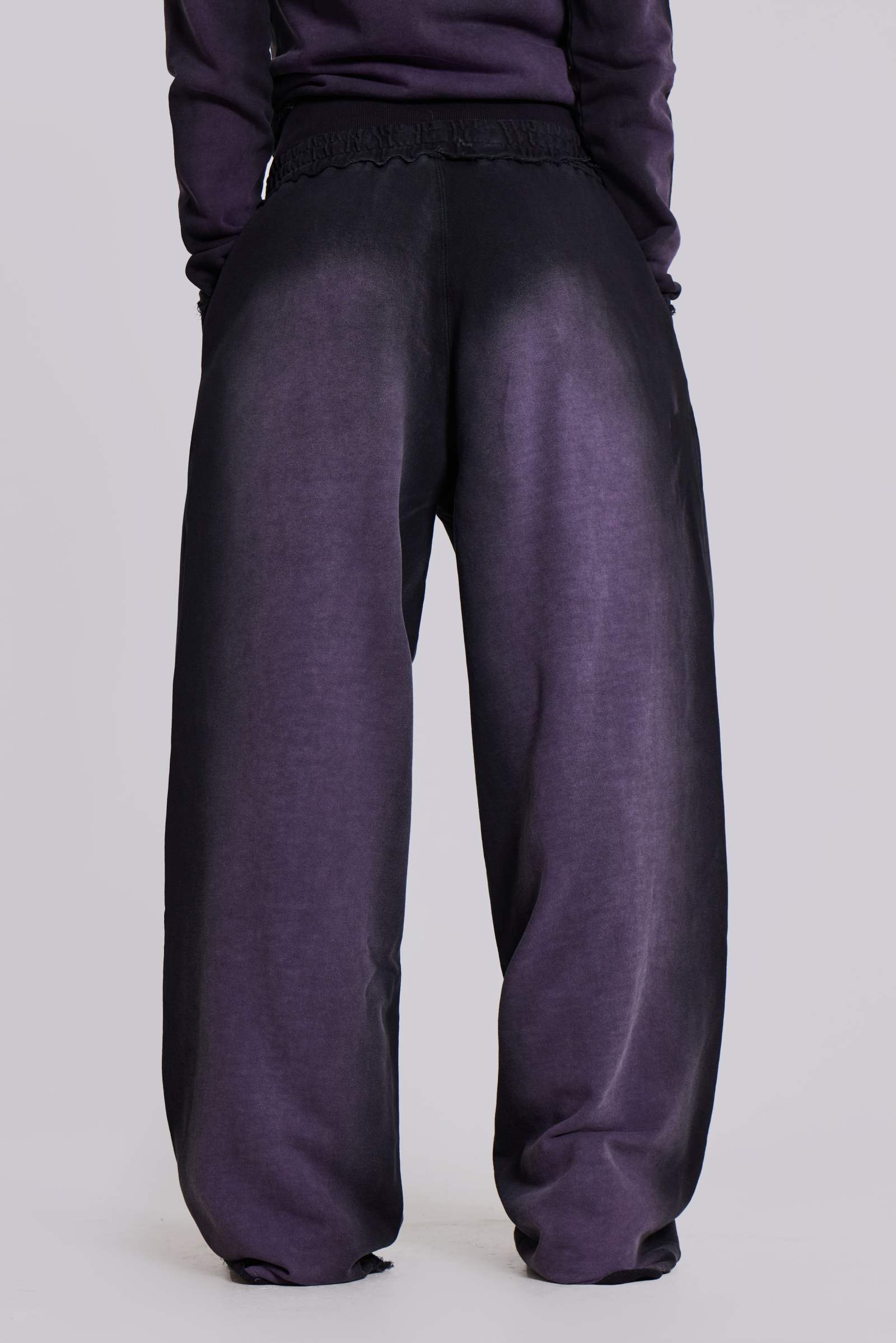 Deep Purple Fade Baggy Monster Joggers