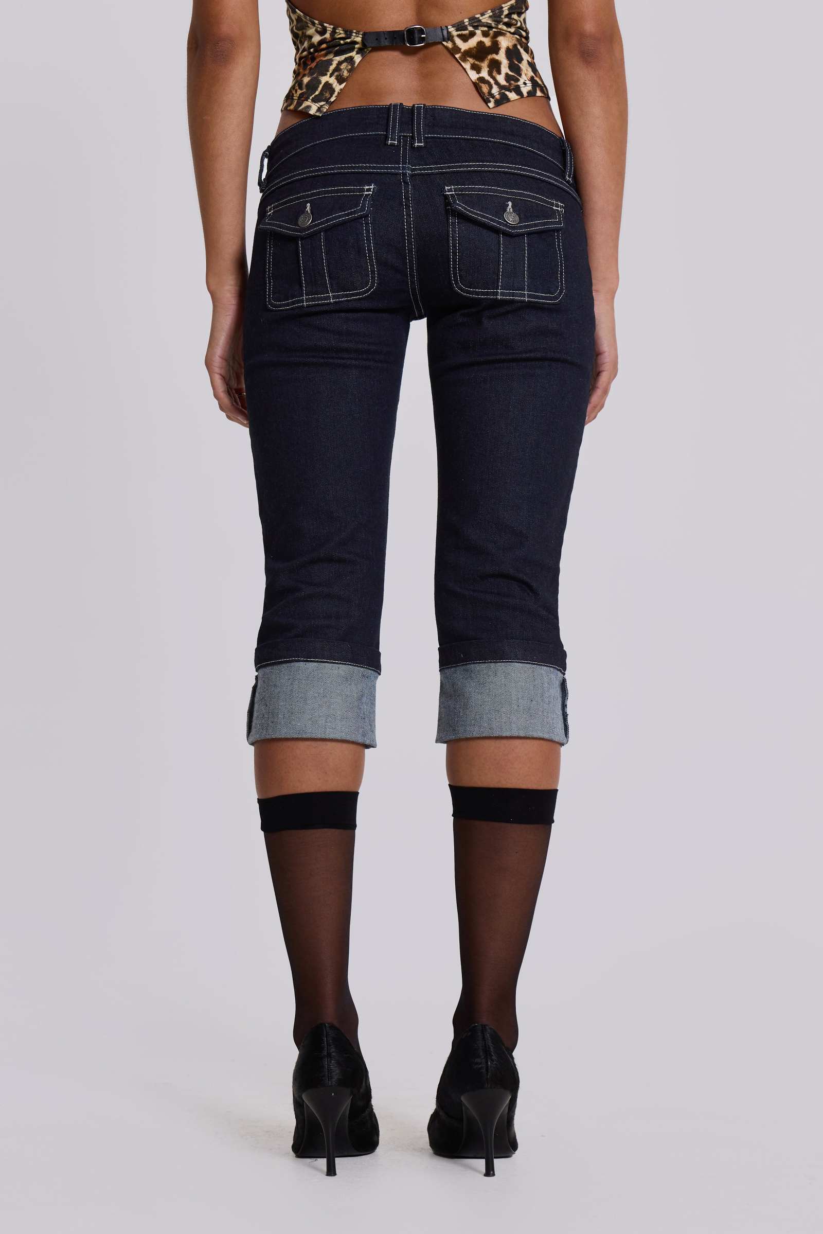 Zahra Denim Capri