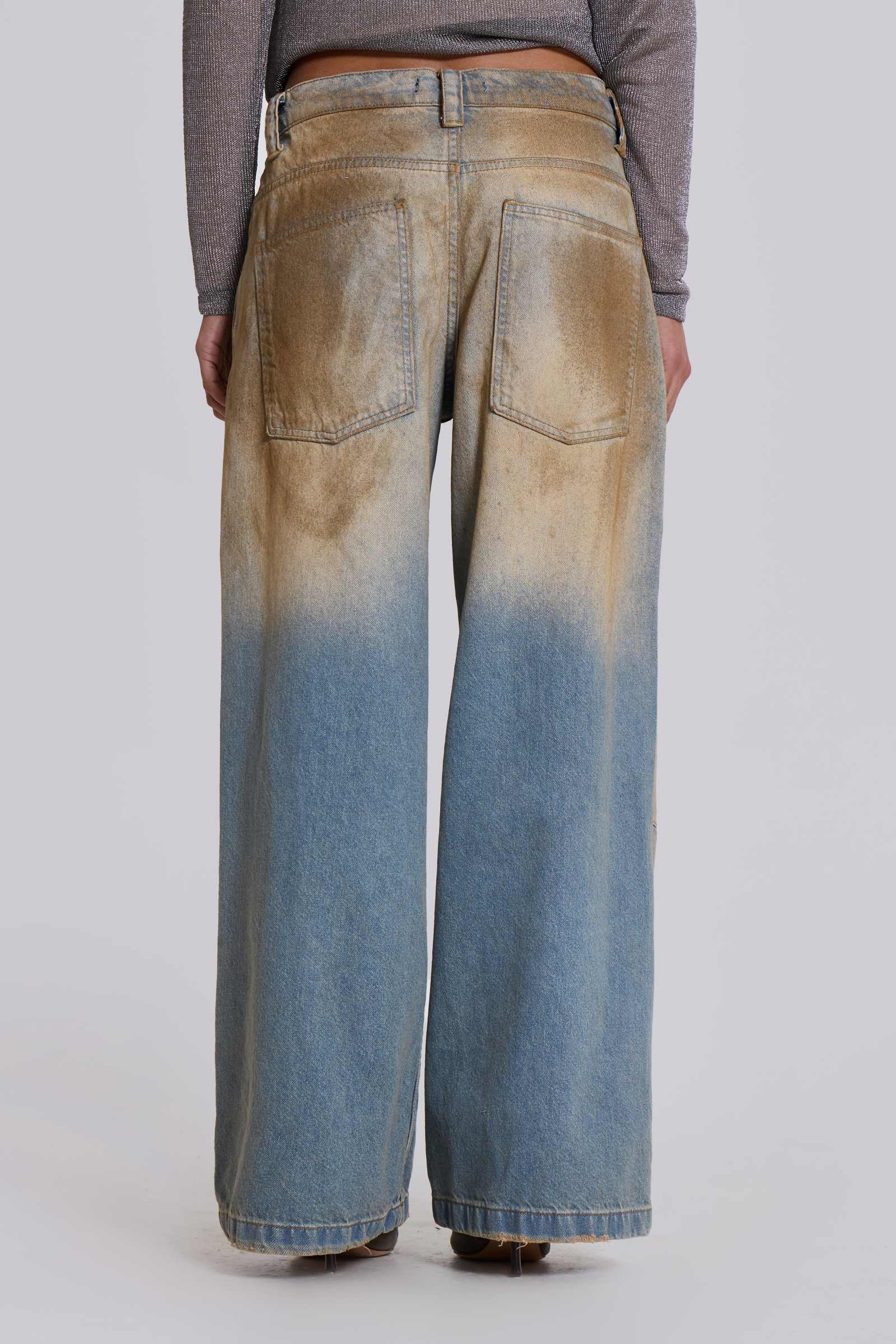 Shop Mud Wash Colossus Jeans | Jaded London | Clothing Shop Mud Wash Colossus Jeans | Jaded London | Clothing