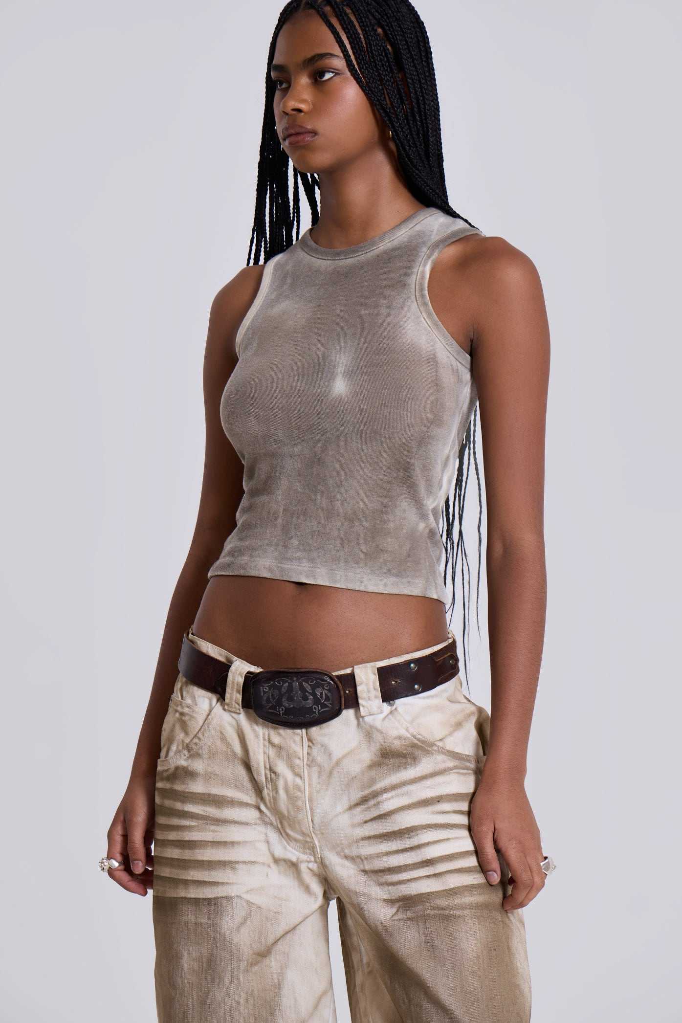Shop Oil Wash Tank Top | Jaded London | Clothing