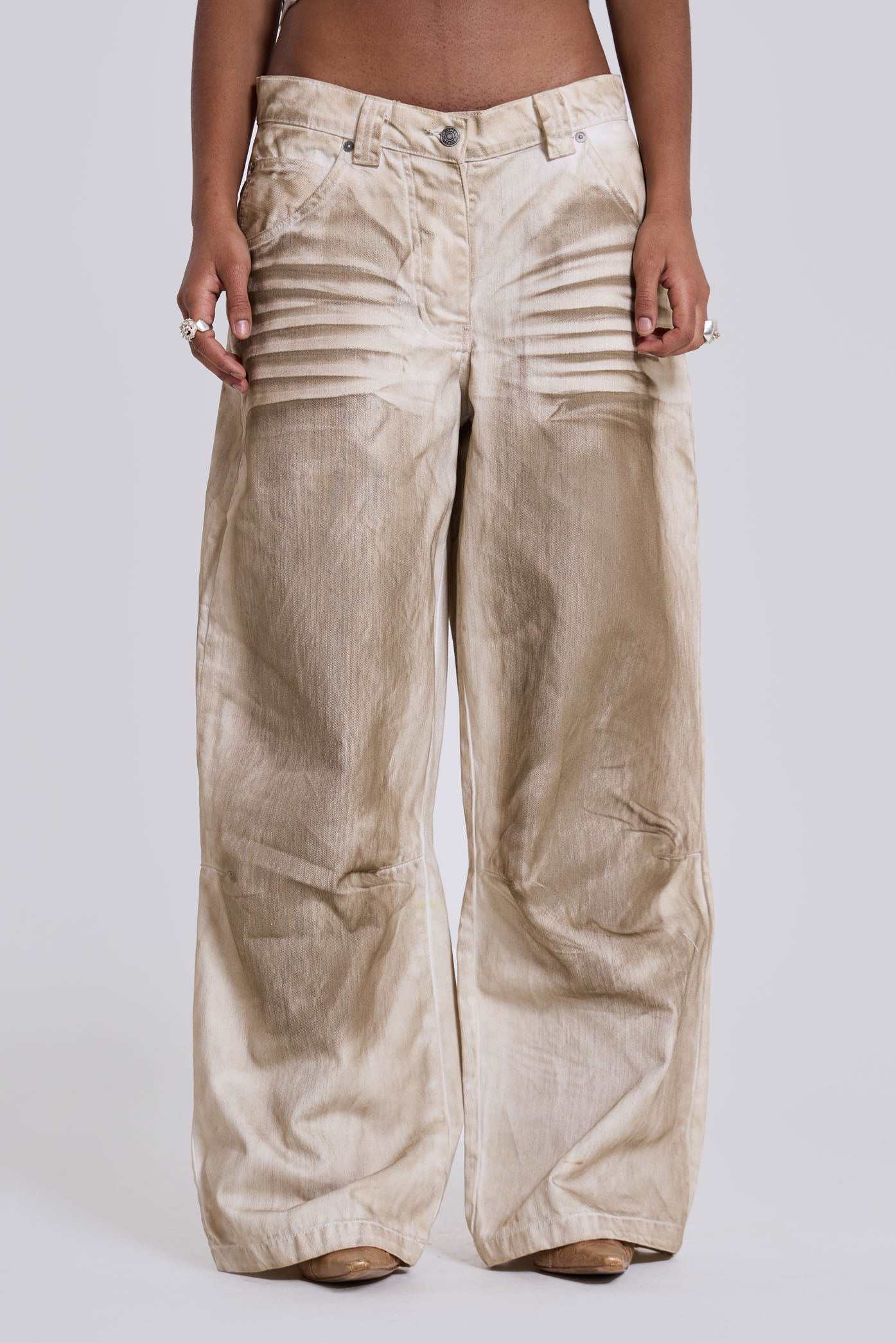 Sand Oil Wash Colossus Jeans